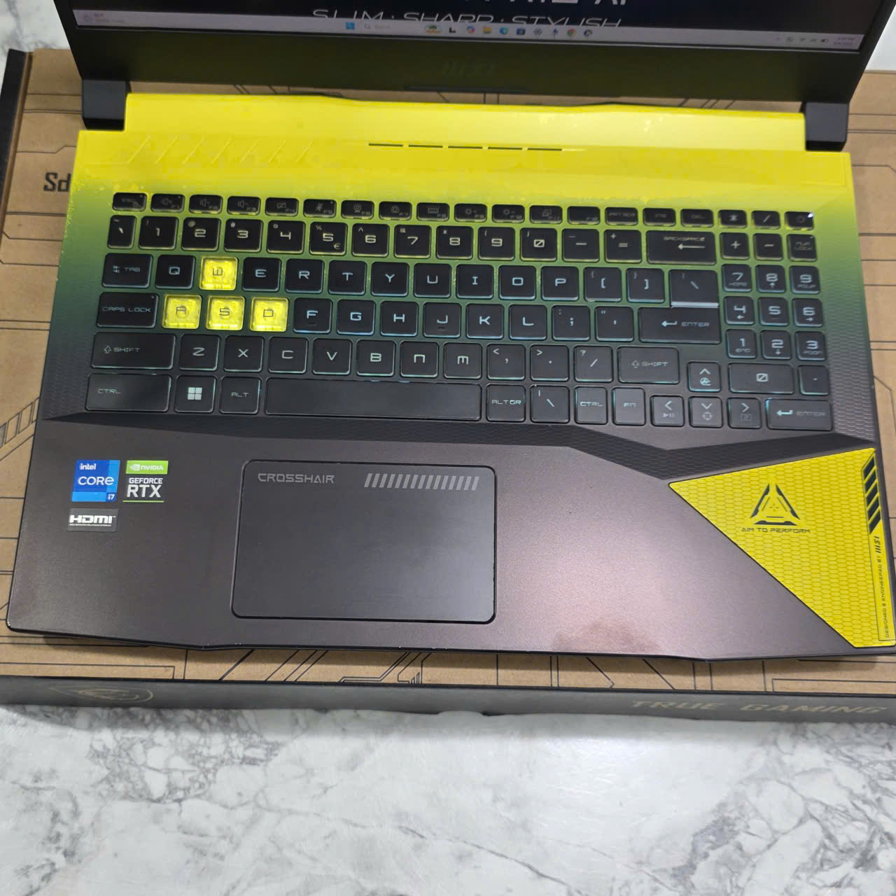 Gaming - Đồ Họa MSI Crosshair 15 B12UEZ CORE I7-12700H RAM 16GB SSD 1.000GB RTX 3060 6GB GDDR6 MÀN HÌNH : 15.6 Inch QHD 165Hz
