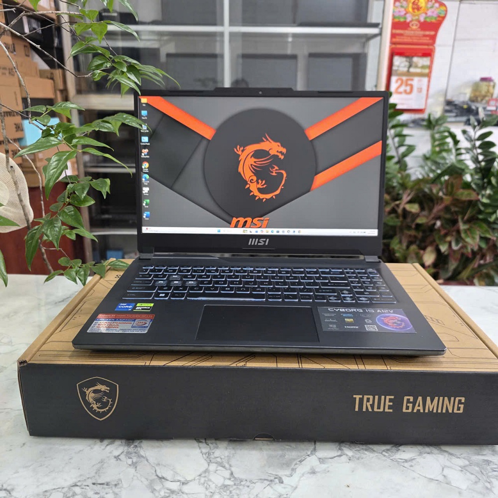 Gaming - Đồ Họa MSI Cyborg 15 A12VE 240VN CORE I7-12650H RAM 8GB SSD 512GB RTX 4050 6GB GDDR6 MÀN HÌNH : 15.6Inch IPS 144Hz