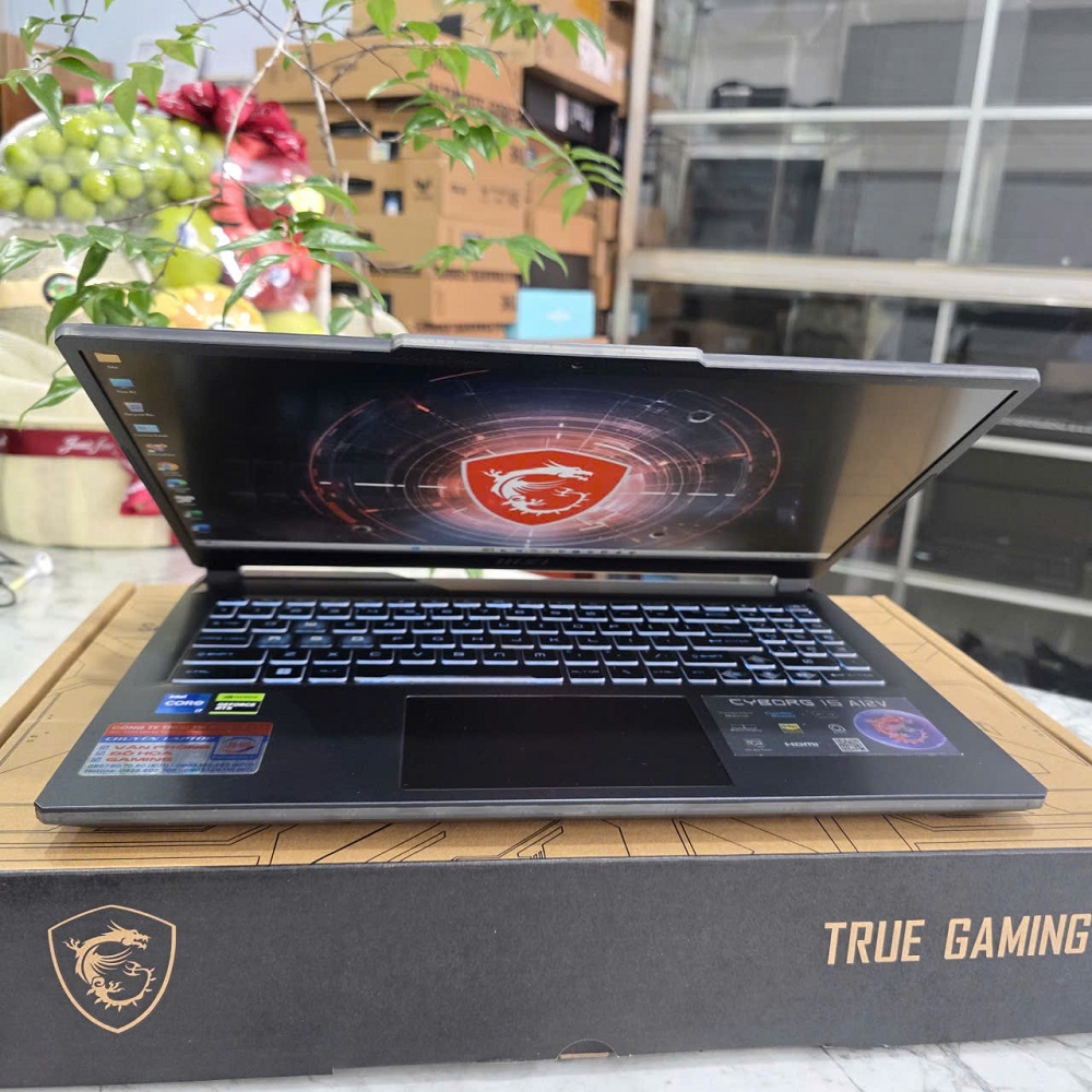 Gaming - Đồ Họa MSI Cyborg 15 A12VE 240VN CORE I7-12650H RAM 8GB SSD 512GB RTX 4050 6GB GDDR6 MÀN HÌNH : 15.6Inch IPS 144Hz