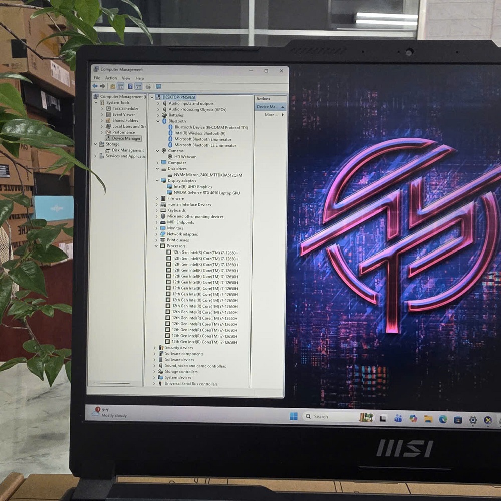 Gaming - Đồ Họa MSI Cyborg 15 A12VE 240VN CORE I7-12650H RAM 8GB SSD 512GB RTX 4050 6GB GDDR6 MÀN HÌNH : 15.6Inch IPS 144Hz