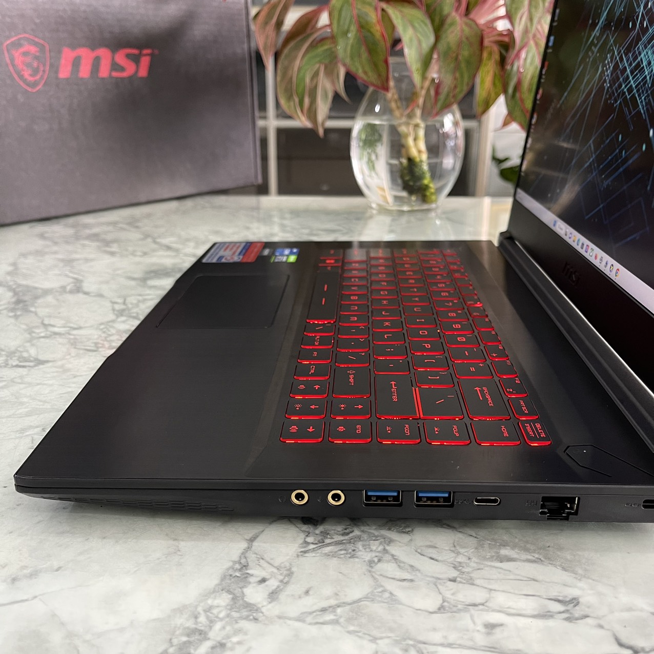 Gaming - Đồ Họa MSI GF63 Thin 11UD-648VN Core I7-11800H Ram 16gb Ssd 512gb Card RTX 3050 Ti 4GB Màn Hình 15.6'' IPS Fhd 