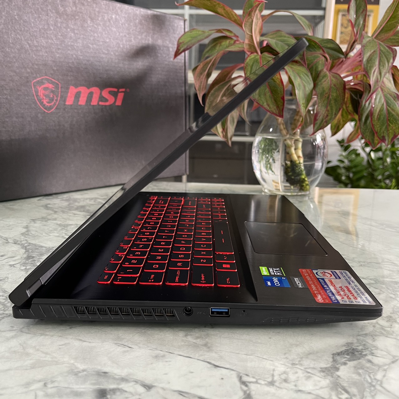 Gaming - Đồ Họa MSI GF63 Thin 11UD-648VN Core I7-11800H Ram 16gb Ssd 512gb Card RTX 3050 Ti 4GB Màn Hình 15.6'' IPS Fhd 