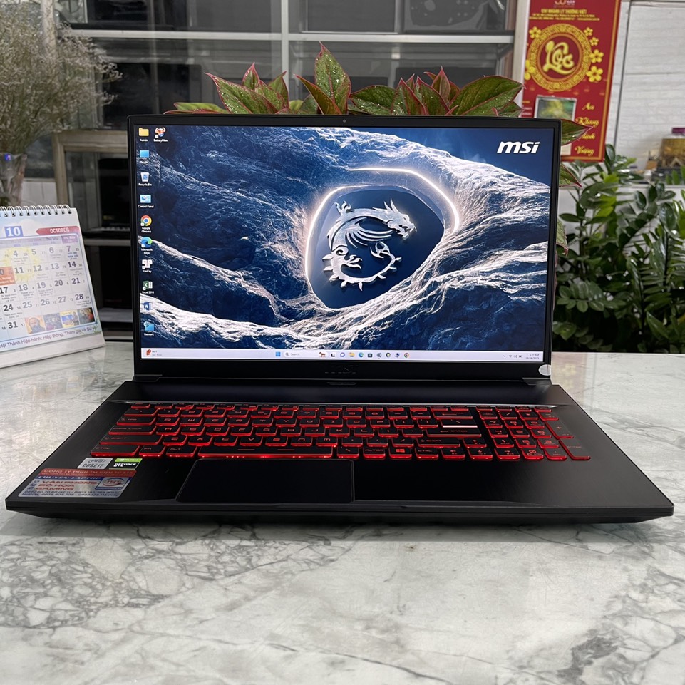 Gaming - Đồ Họa MSI GF75 10SC-013VN (Máy LikeNew) Core I7-10750H Ram 8gb Ssd 512gb VGA GTX 1650(GDDR5 4GB)  Màn Hình 17.3'' IPS Fhd 144.Hz