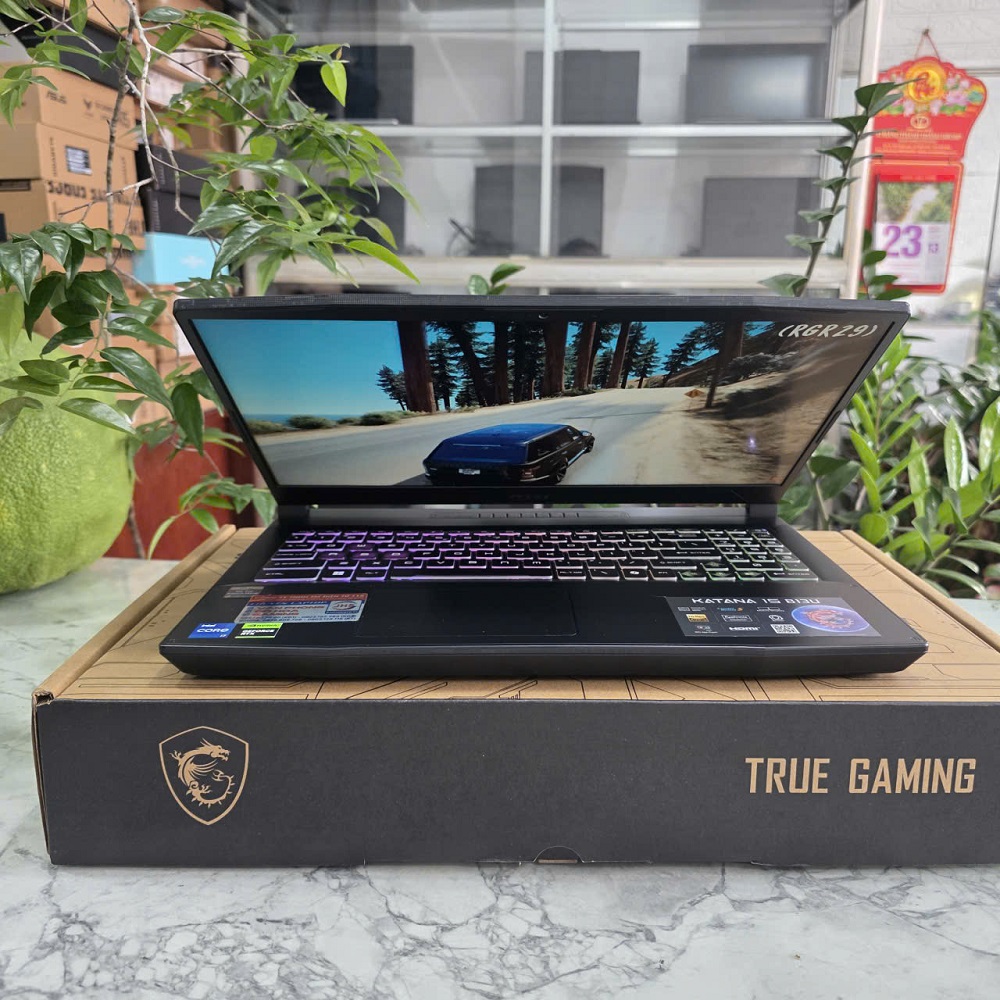 Gaming - Đồ Họa MSI Katana 15 B13UDXK Máy LikeNew-BẢO HÀNH HÃNG DÀI CORE I7-13620H RAM 16GB SSD 1.000GB RTX 3050 6GB GDDR6 Màn Hình 15.6 Inch IPS Fhd 144Hz