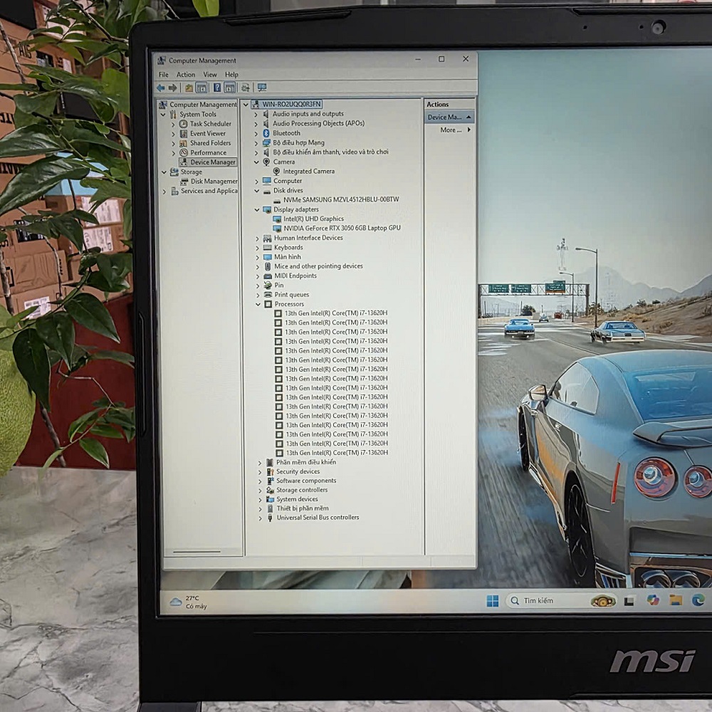 Gaming - Đồ Họa MSI Katana 15 B13UDXK Máy LikeNew-BẢO HÀNH HÃNG DÀI CORE I7-13620H RAM 16GB SSD 1.000GB RTX 3050 6GB GDDR6 Màn Hình 15.6 Inch IPS Fhd 144Hz