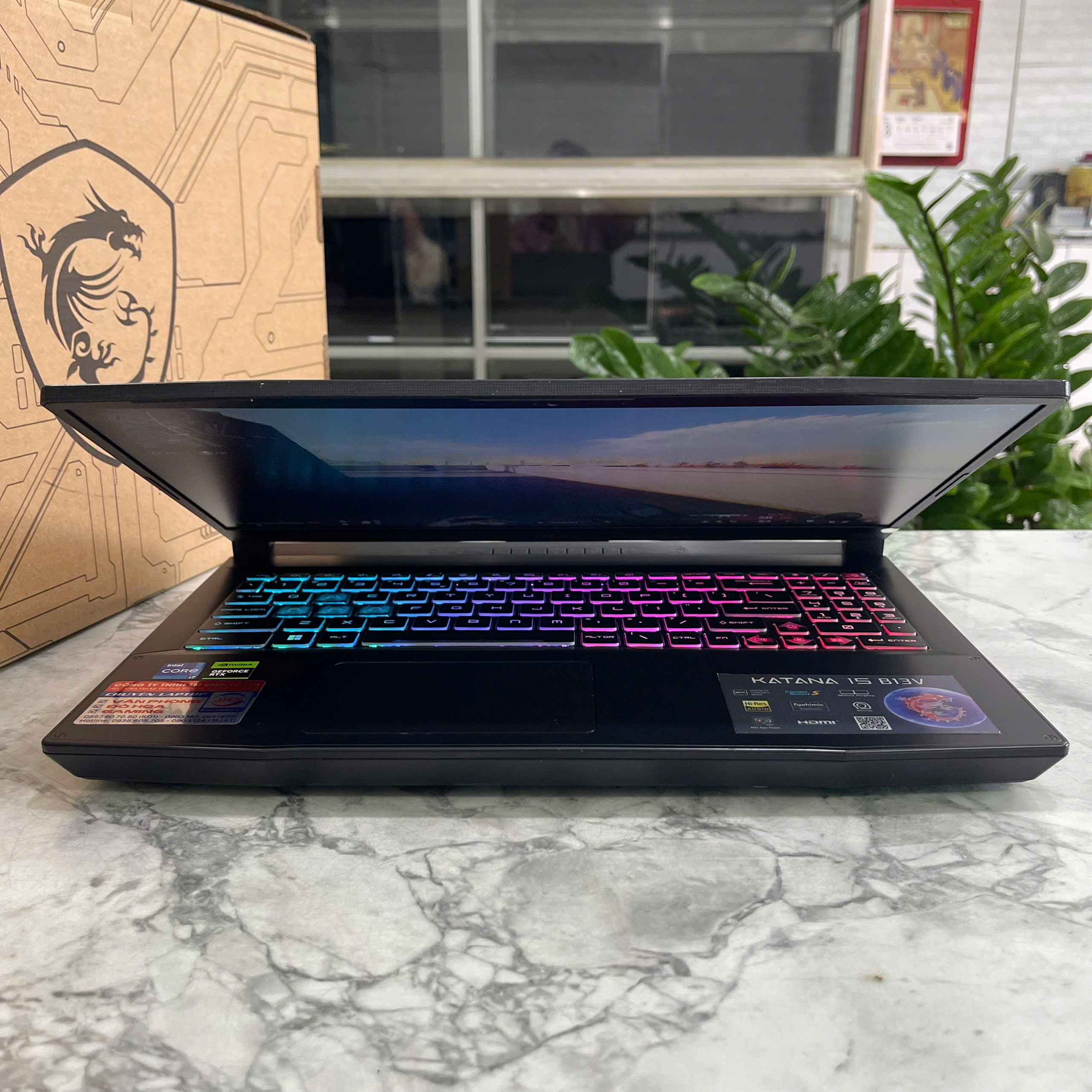 Gaming - Đồ Họa MSI Katana 15 B13VFK   Core I7-13620H Ram 16gb Ssd 1.000gb Card RTX 4060 8GB GDDR6 Màn Hình 15.6 Inch IPS Fhd 144Hz