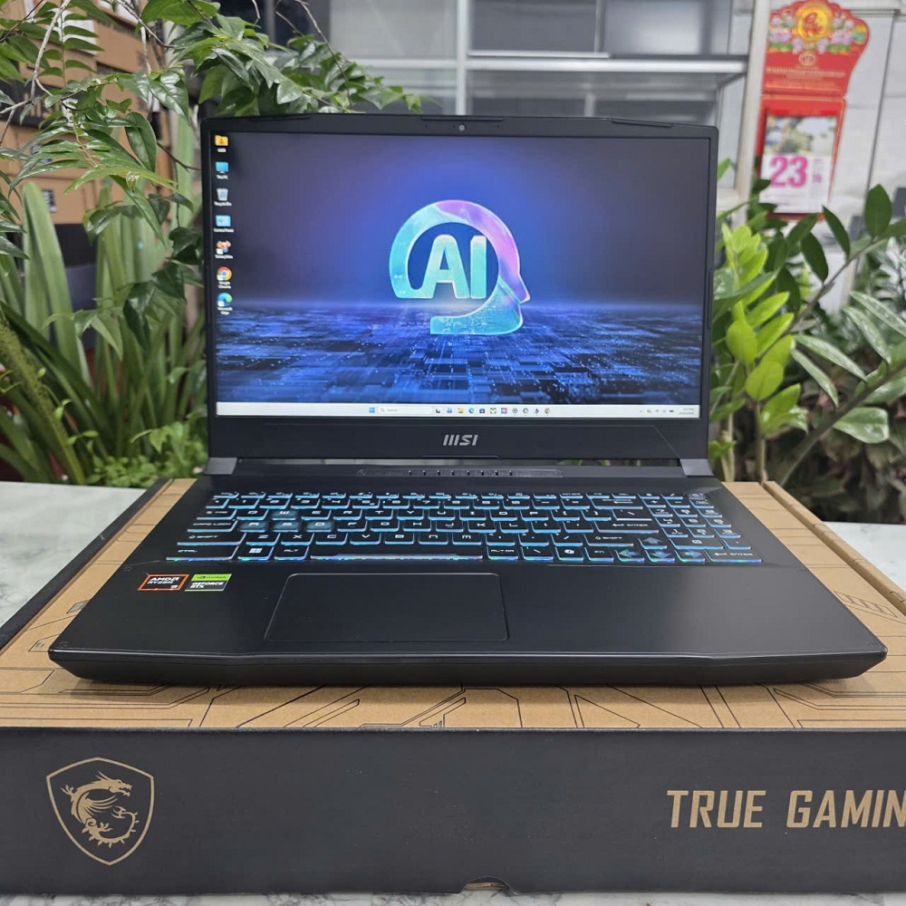 Gaming - Đồ Họa MSI Katana A15 AI B8VG 466VN RYZEN 9-8945HS RAM 16GB SSD 512GB RTX 4070 8GB MÀN HÌNH : 15.6'' IPS 144Hz