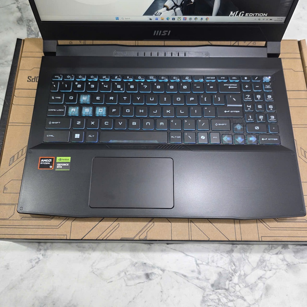 Gaming - Đồ Họa MSI Katana A15 AI B8VG 466VN RYZEN 9-8945HS RAM 16GB SSD 512GB RTX 4070 8GB MÀN HÌNH : 15.6'' IPS 144Hz