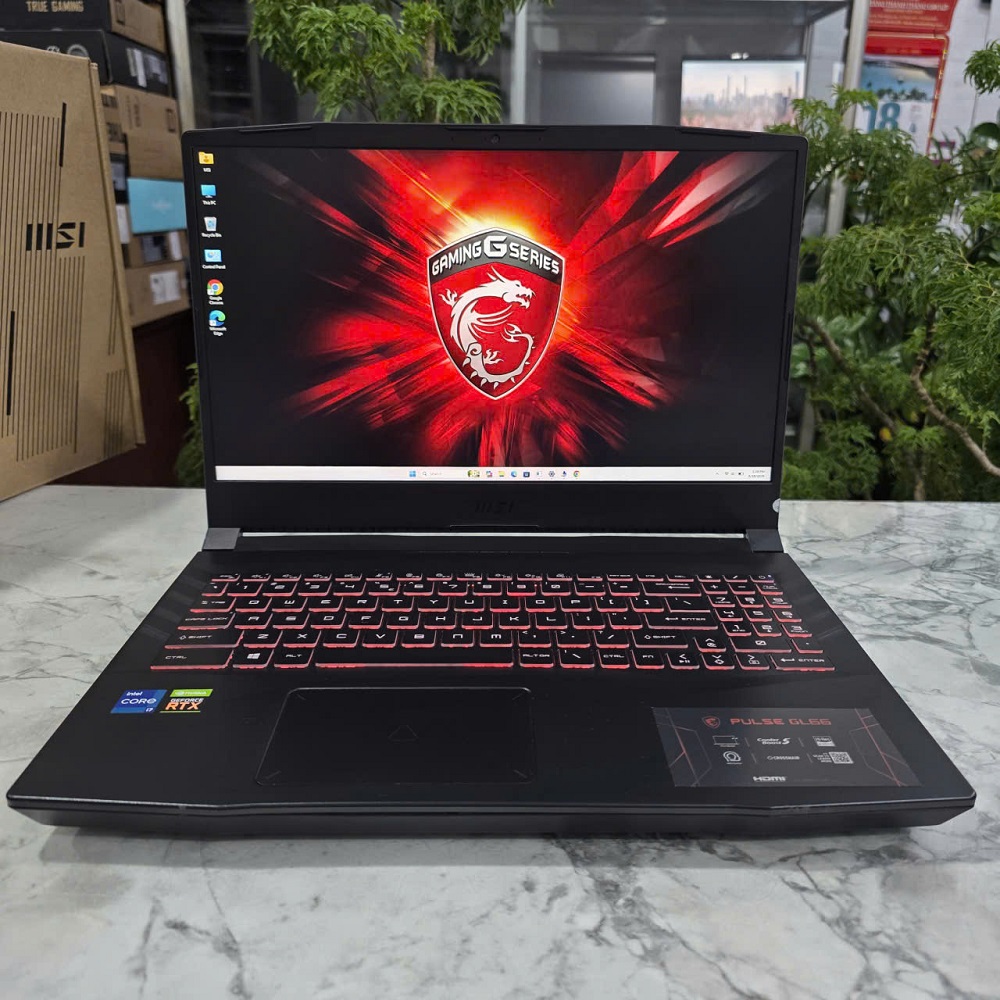 Gaming - Đồ Họa MSI Pulse GL66 11UDK CORE I7-11800H RAM 16GB SSD 512GB RTX 3050Ti 4GB MÀN HÌNH : 15.6'' IPS Fhd 144.Hz
