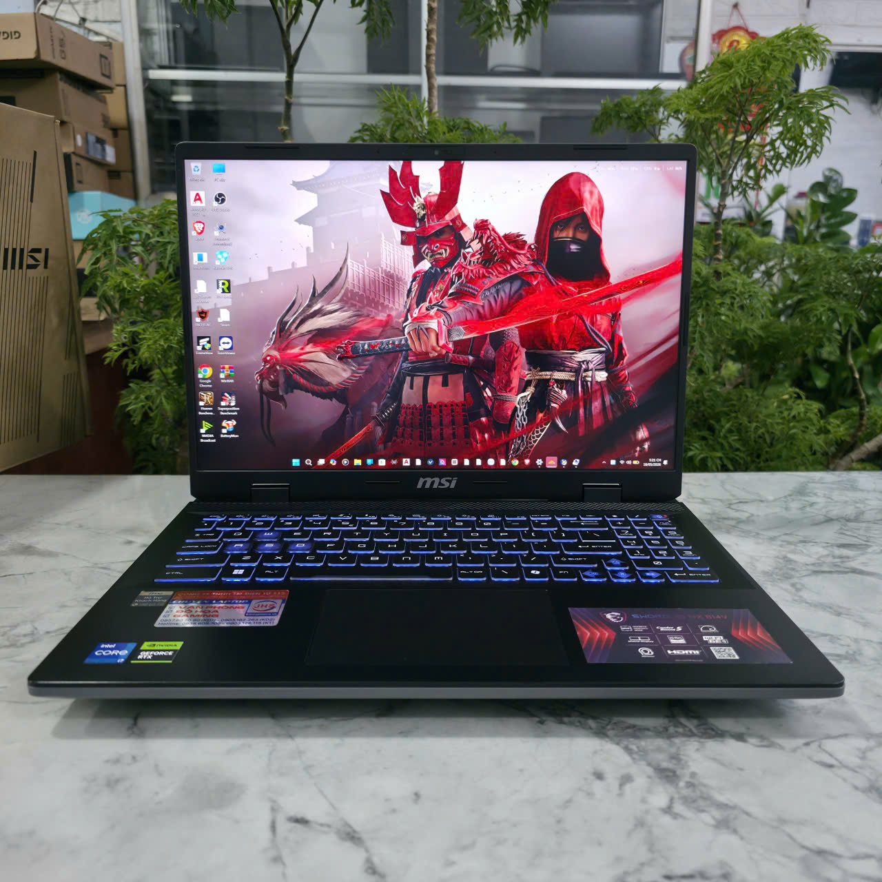 Gaming - Đồ Họa MSI Sword 16 HX B14VFKG-045VN MÁY 99% - BẢO HÀNH HÃNG CORE I7-14700HX RTX 4060 GDDR6 8GB SSD 1.000GB RAM 16GB MÀN HÌNH : 16 INCH QHD+