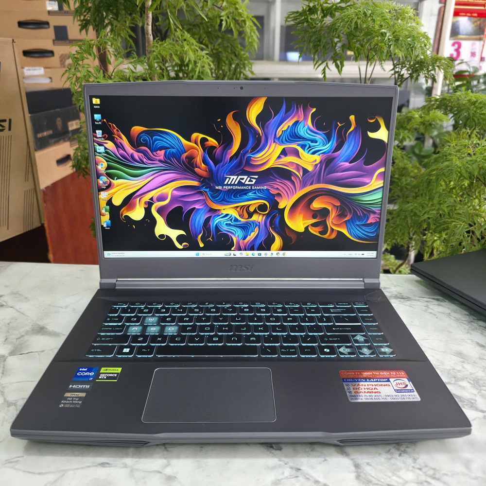 Gaming - Đồ Họa MSI Thin 15 B13UC-2044VN CORE I7-13620H (Máy LikeNew-Full Box-BHH ) CORE I7-13620H Ram 12GB SSD 512GB RTX 3050 4GB Màn Hình ; 15.6'' IPS Fhd 144.Hz