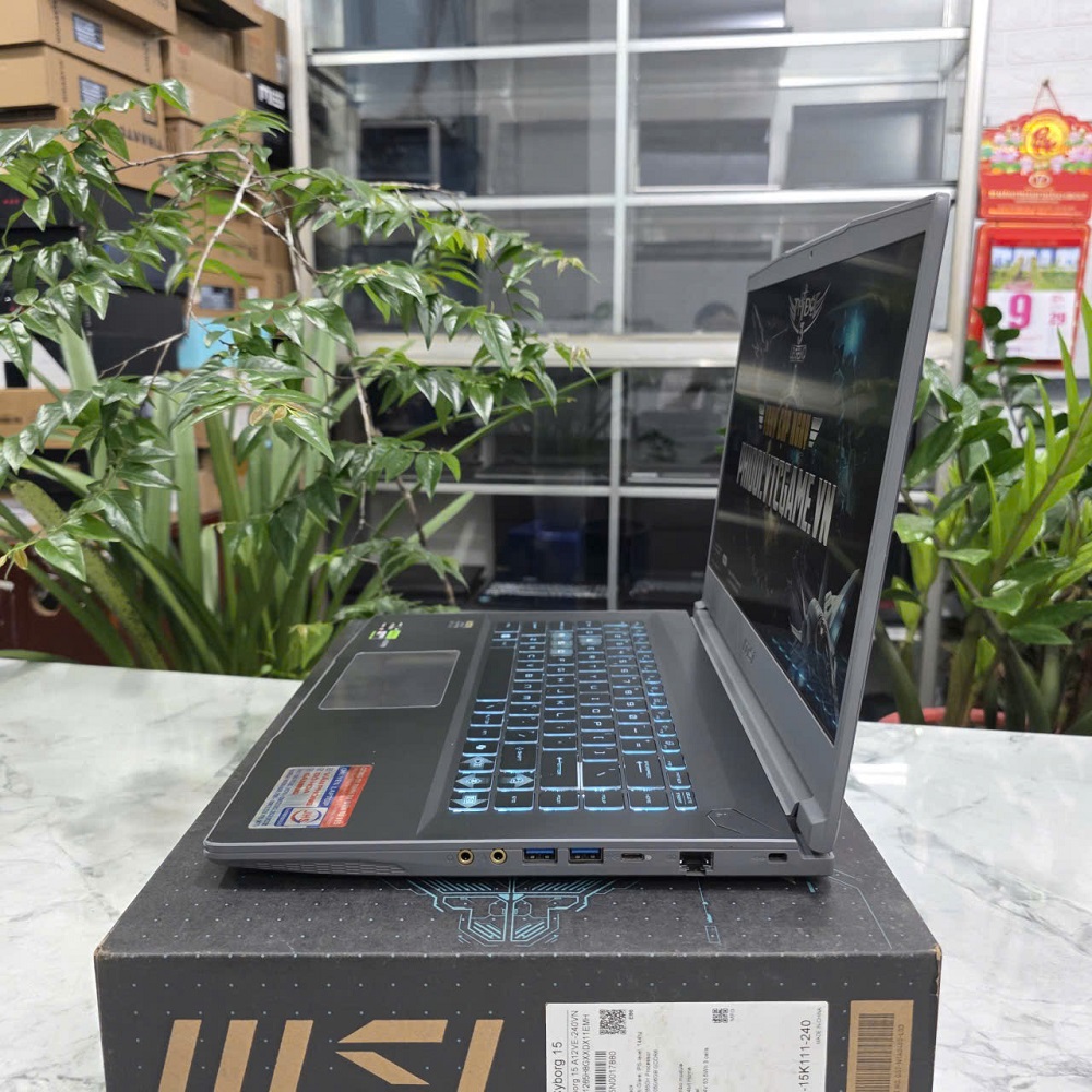 Gaming - Đồ Họa MSI Thin A15 B7UC(Máy LikeNew-BẢO HÀNH HÃNG) RYZEN 5 7535HS RAM 16GB SSD 512GB RTX3050 4GB (AI TOPS: 143) MÀN HÌNH : 15.6''Inch IPS 144Hz 