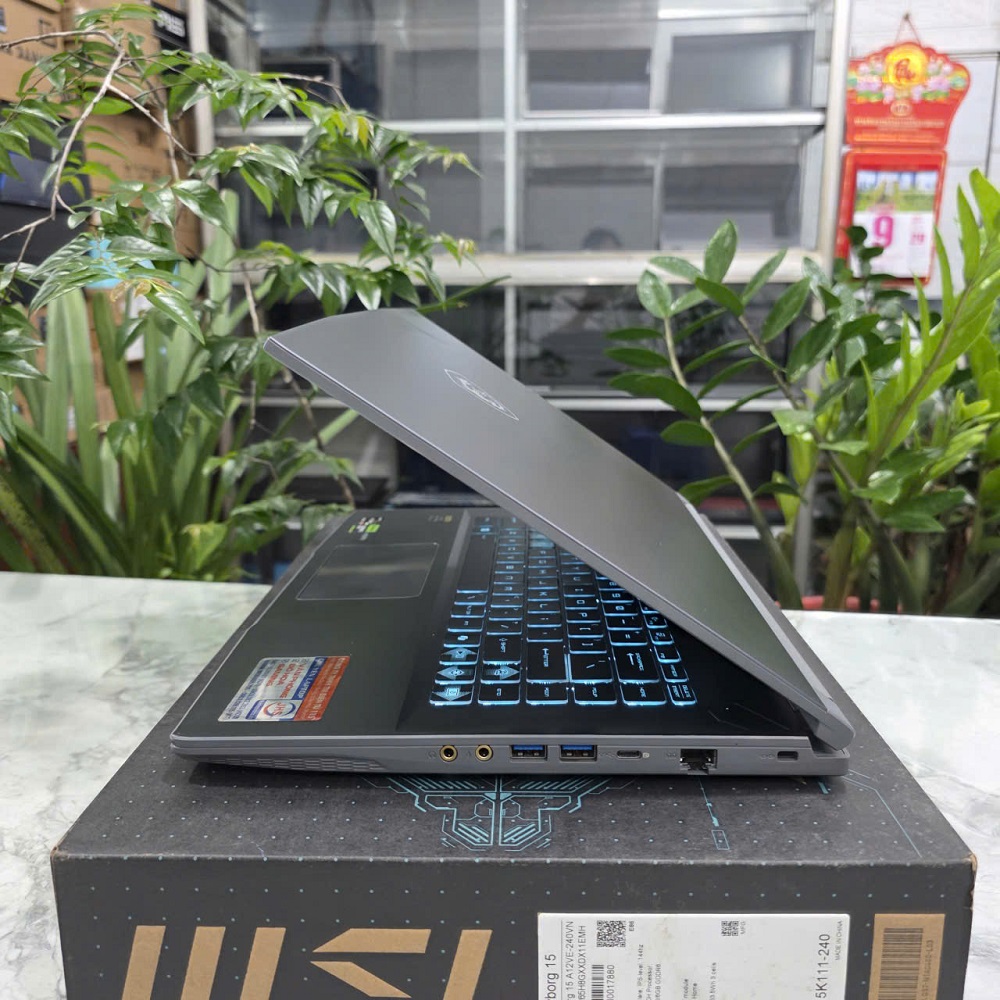 Gaming - Đồ Họa MSI Thin A15 B7UC(Máy LikeNew-BẢO HÀNH HÃNG) RYZEN 5 7535HS RAM 16GB SSD 512GB RTX3050 4GB (AI TOPS: 143) MÀN HÌNH : 15.6''Inch IPS 144Hz 