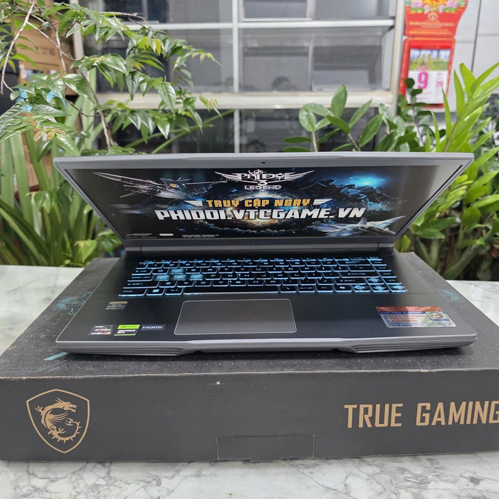 Gaming - Đồ Họa MSI Thin A15 B7UC(Máy LikeNew-BẢO HÀNH HÃNG) RYZEN 5 7535HS RAM 16GB SSD 512GB RTX3050 4GB (AI TOPS: 143) MÀN HÌNH : 15.6''Inch IPS 144Hz 