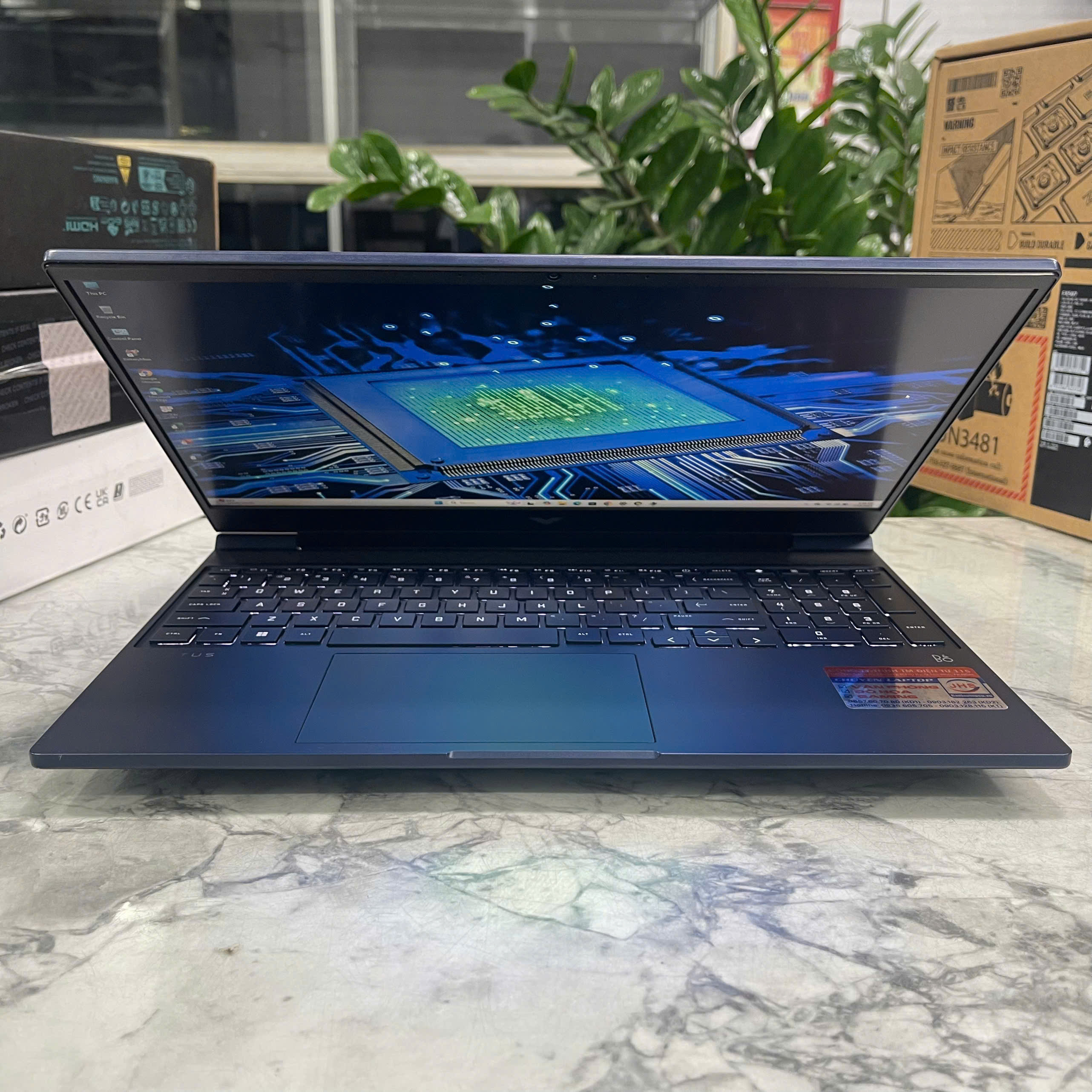  HP VICTUS 15 FA0111TX Máy LikeNew Core I5-12500H Ram 16GB Ssd 512GB RTX™ 3050Ti 4GB Màn hình : 15.6 Inch Fhd IPS 144 Hz 
