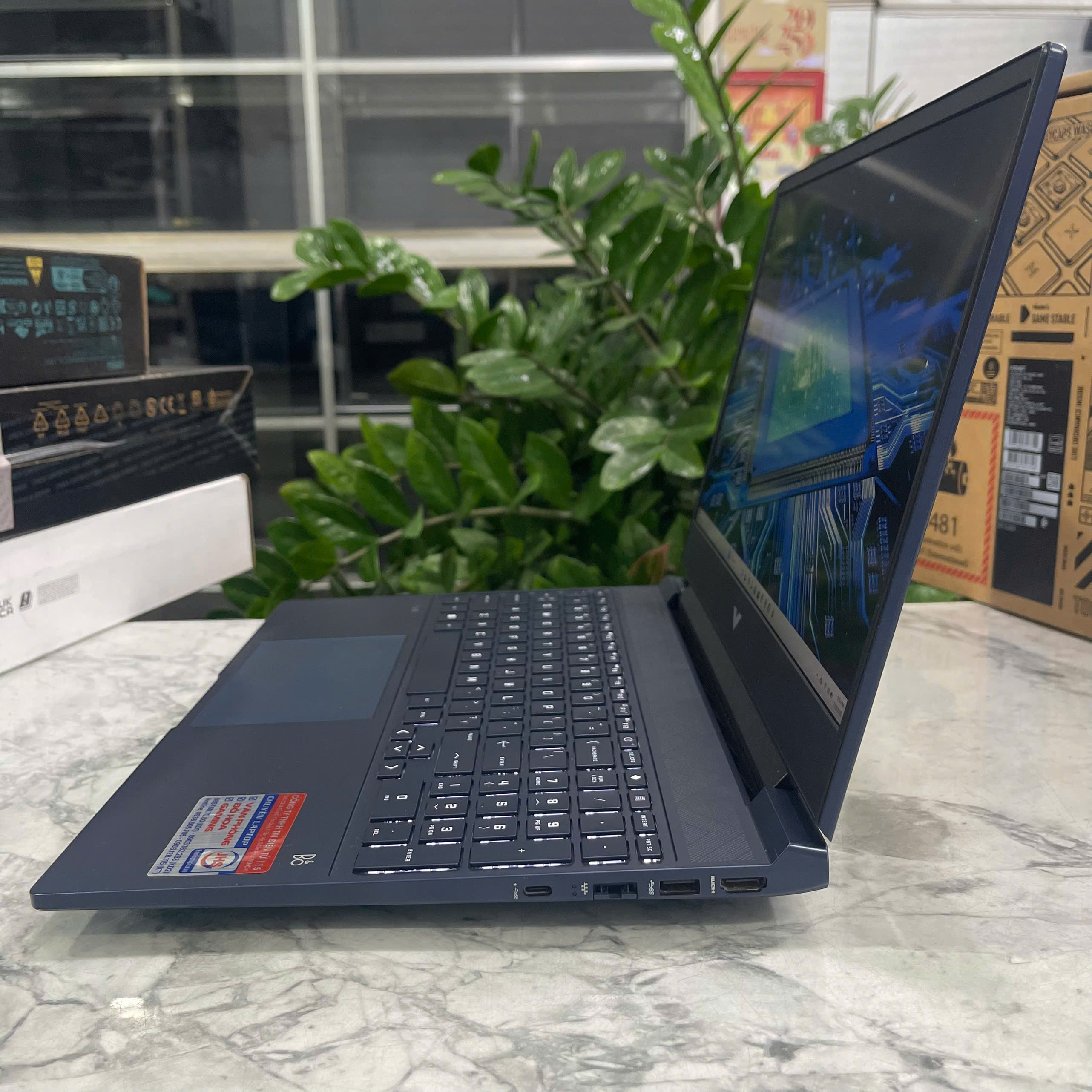  HP VICTUS 15 FA0111TX Máy LikeNew Core I5-12500H Ram 16GB Ssd 512GB RTX™ 3050Ti 4GB Màn hình : 15.6 Inch Fhd IPS 144 Hz 