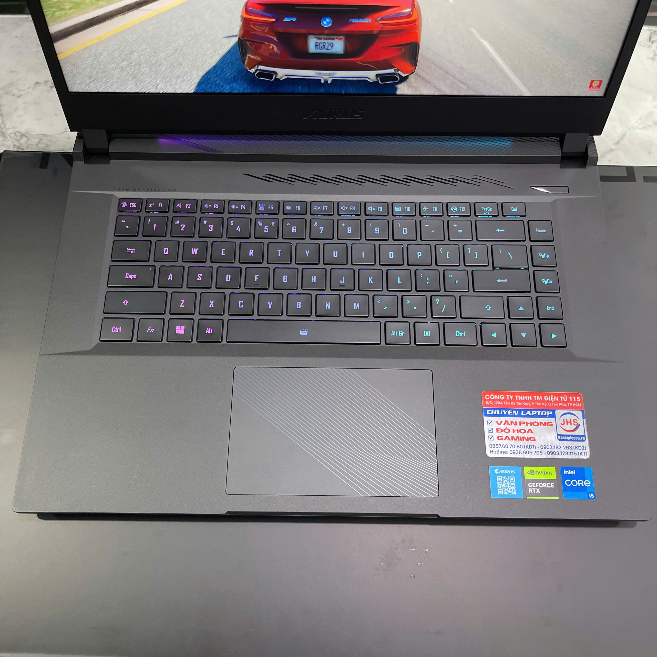 Gigabyte AORUS 15 9MF E2VN583SH (Máy LikeNew-Full Box) Core I5-12500H Ram 16GB Ssd 512GB RTX 4050 6GB Màn Hình : 15.6 Inch FHD IPS 360Hz 