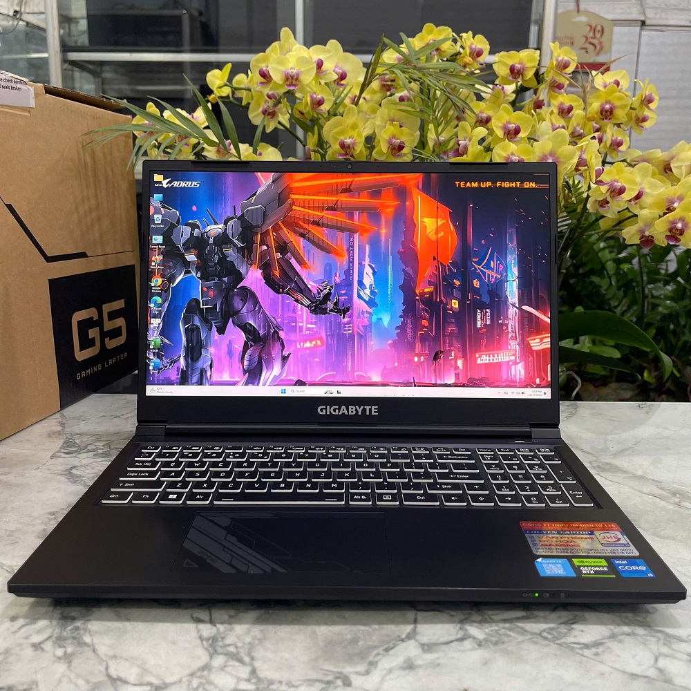 Gigabyte G5 KF-E3VN313SH (Máy LikeNew-Full Box-Bảo Hành Hãng) CORE I5-12500H RAM 16GB SSD 512GB RTX 4060 8GB MÀN HÌNH : 15.6''Inch Fhd IPS 144Hz