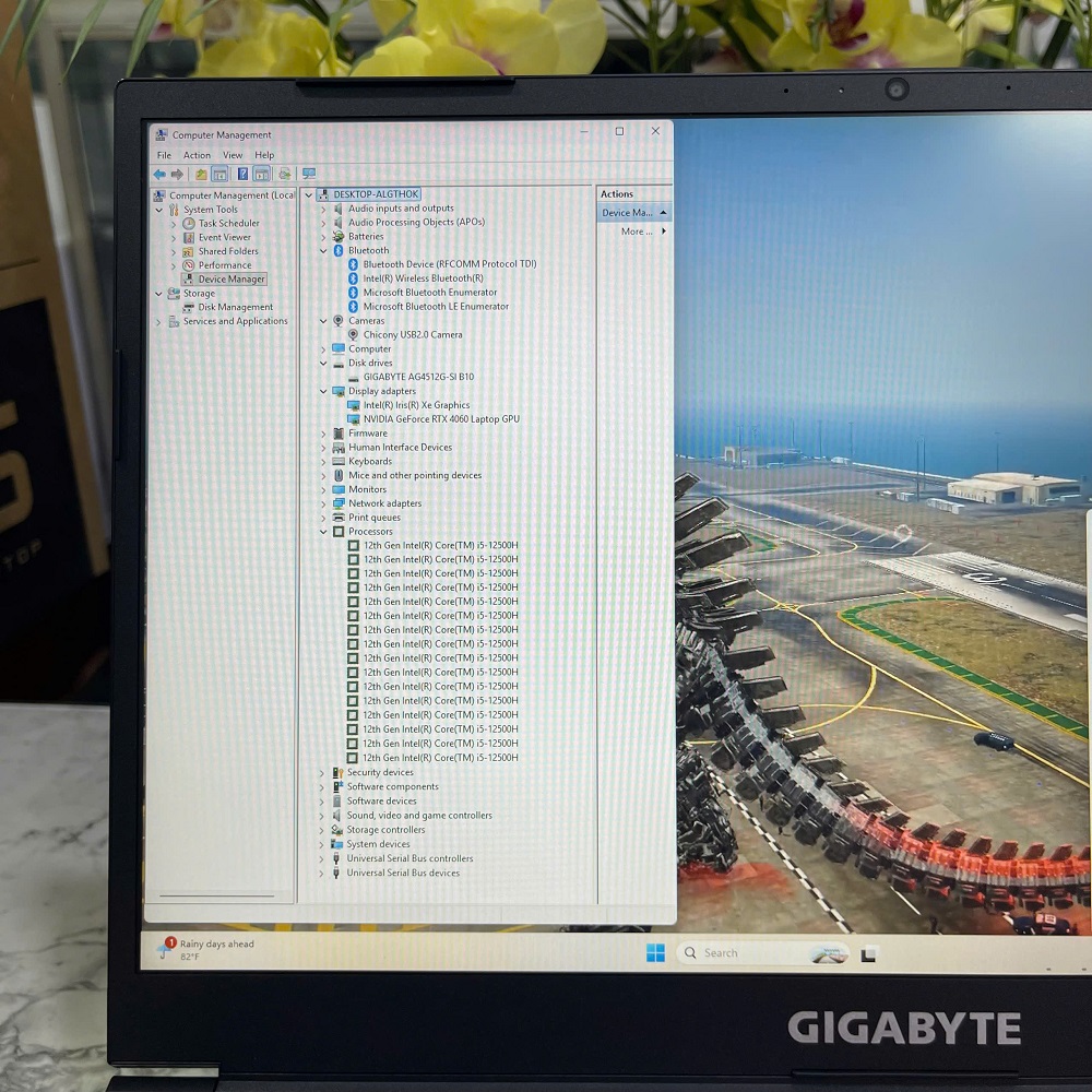 Gigabyte G5 KF-E3VN313SH (Máy LikeNew-Full Box-Bảo Hành Hãng) CORE I5-12500H RAM 16GB SSD 512GB RTX 4060 8GB MÀN HÌNH : 15.6''Inch Fhd IPS 144Hz