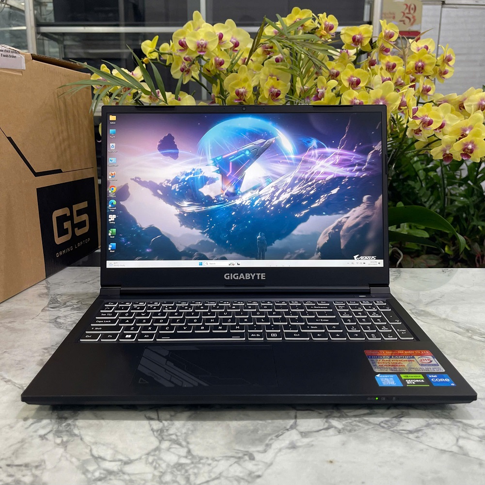 Gigabyte G5 KF-E3VN313SH (Máy LikeNew-Full Box-Bảo Hành Hãng) CORE I5-12500H RAM 16GB SSD 512GB RTX 4060 8GB MÀN HÌNH : 15.6''Inch Fhd IPS 144Hz