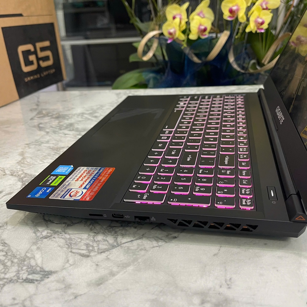 Gigabyte G5 KF-E3VN313SH (Máy LikeNew-Full Box-Bảo Hành Hãng) CORE I5-12500H RAM 16GB SSD 512GB RTX 4060 8GB MÀN HÌNH : 15.6''Inch Fhd IPS 144Hz