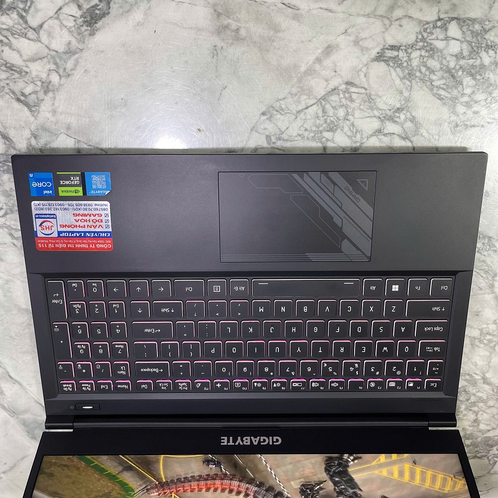 Gigabyte G5 KF-E3VN313SH (Máy LikeNew-Full Box-Bảo Hành Hãng) CORE I5-12500H RAM 16GB SSD 512GB RTX 4060 8GB MÀN HÌNH : 15.6''Inch Fhd IPS 144Hz