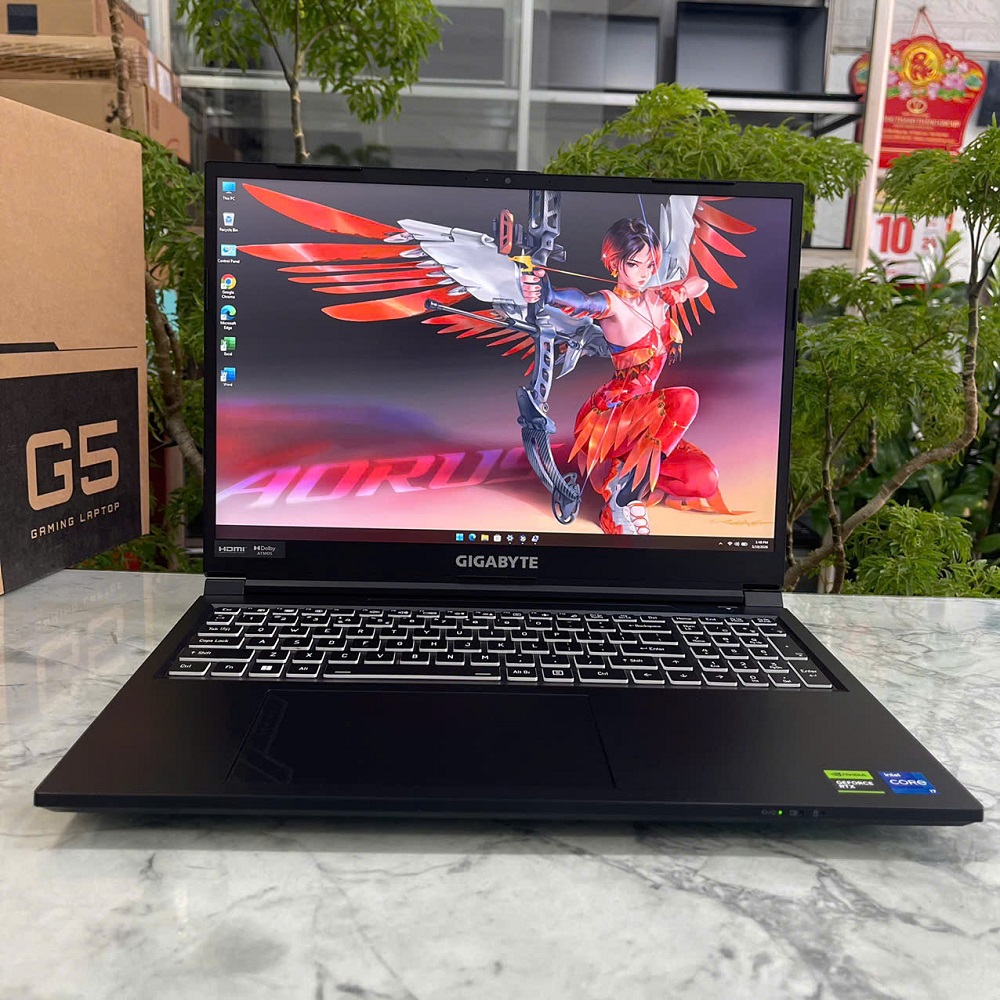 GIGABYTE G6 KF CORE I7-13620H RTX4060 8GB RAM 16GB SSD 512GB MÀN HÌNH : 16.Inch FHD+ 165Hz