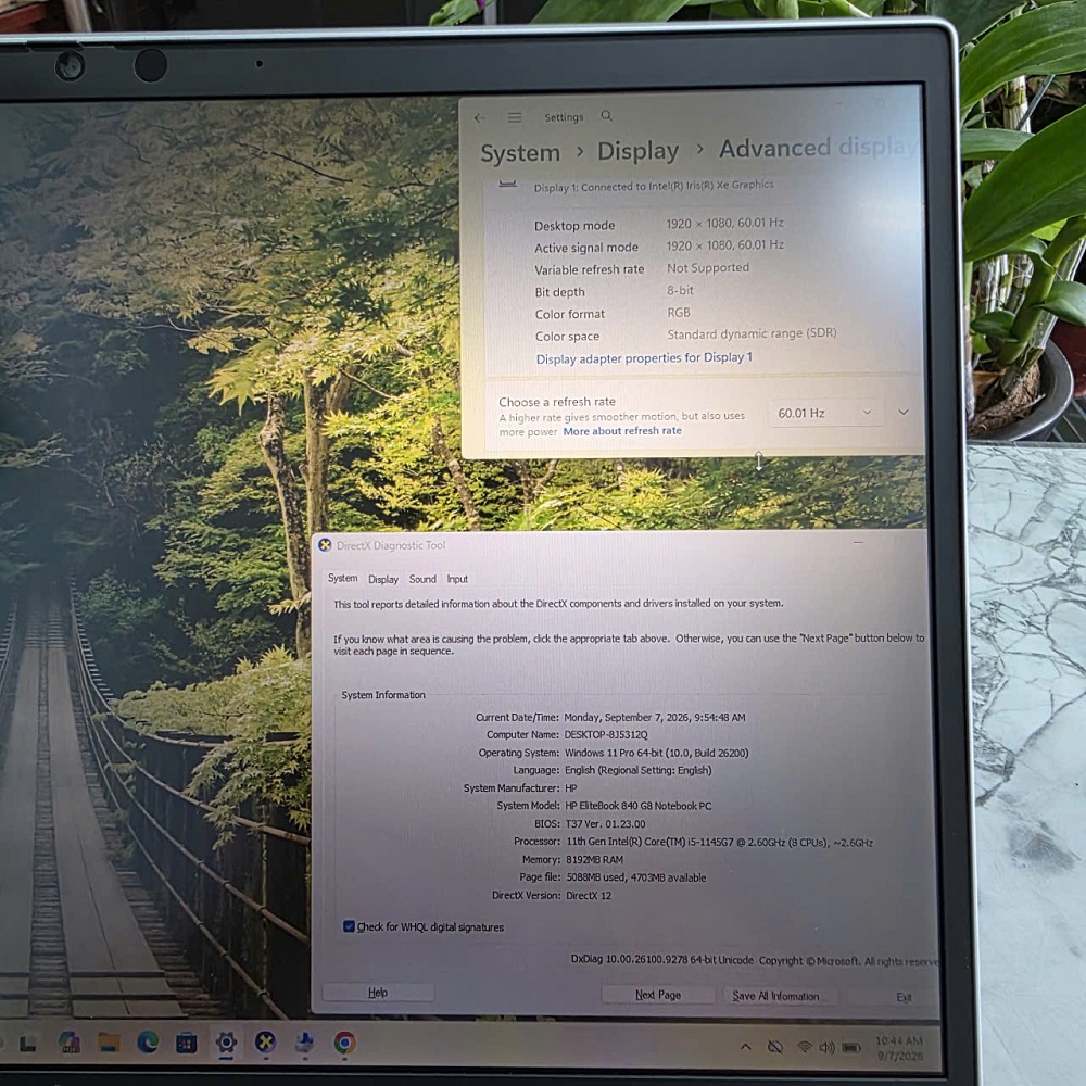 HP EliteBook 840 G8 (Máy Like New- Vỏ Nhôm Nguyên Khối ) CORE I5-1135G7 RAM 8GB SSD 512GB MÀN HÌNH : 14″ FullHD
