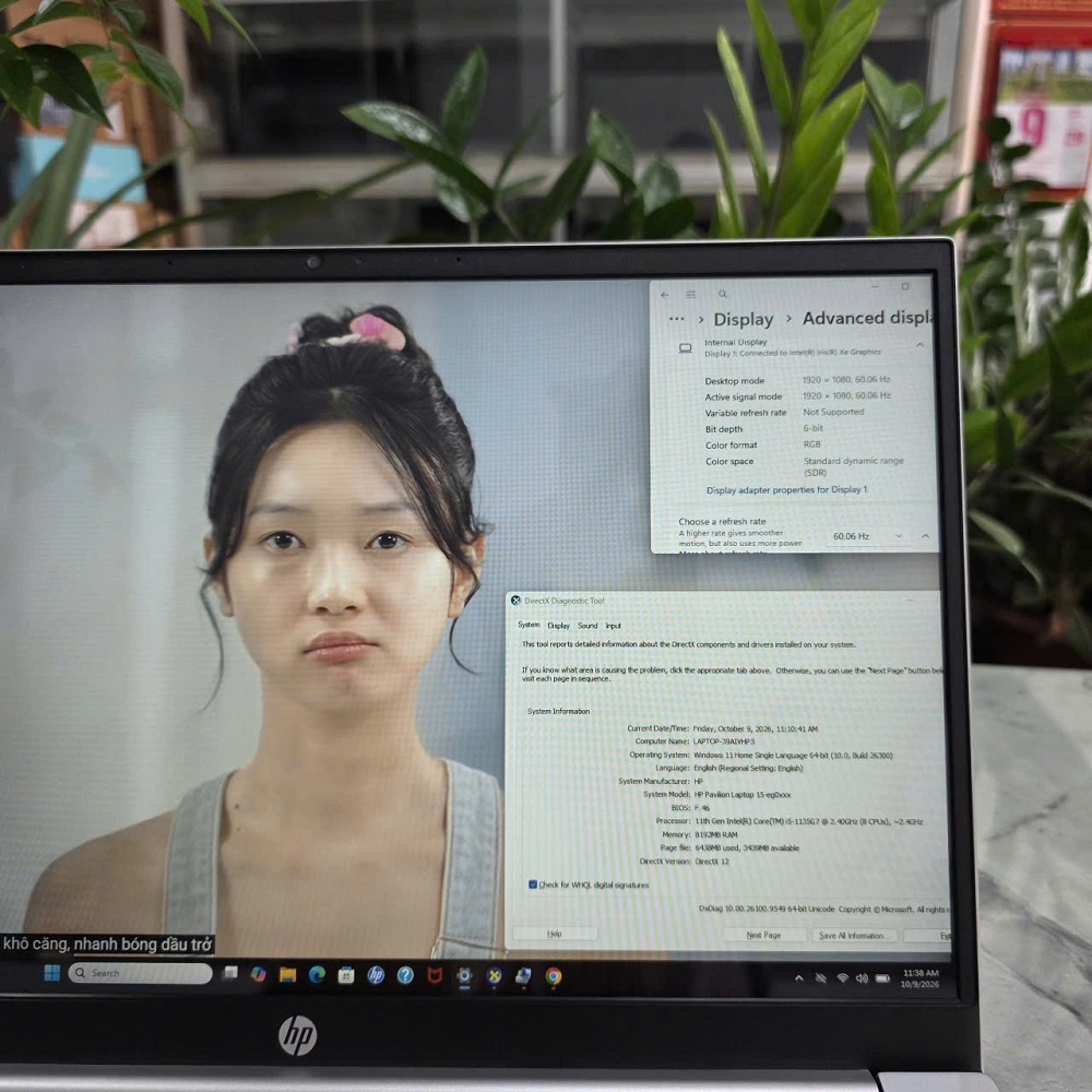 HP Pavilion 15-eg0539TU (4P5G6PA) VỎ NHÔM NGUYÊN KHỐI CORE I5-1135G7 RAM 8GB SSD 256GB MÀN HÌNH : 15.6 Inch IPS 