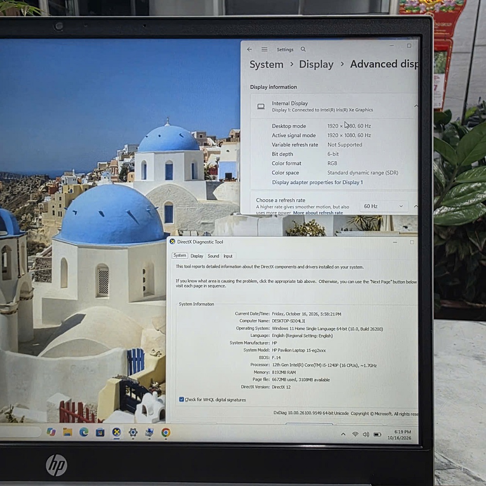 HP Pavilion 15-eg2083TU 7C0W9PA VỎ NHÔM NGUYÊN KHỐI CORE I5-1240P RAM 8GB SSD 512GB MÀN HÌNH : 15.6''IPS