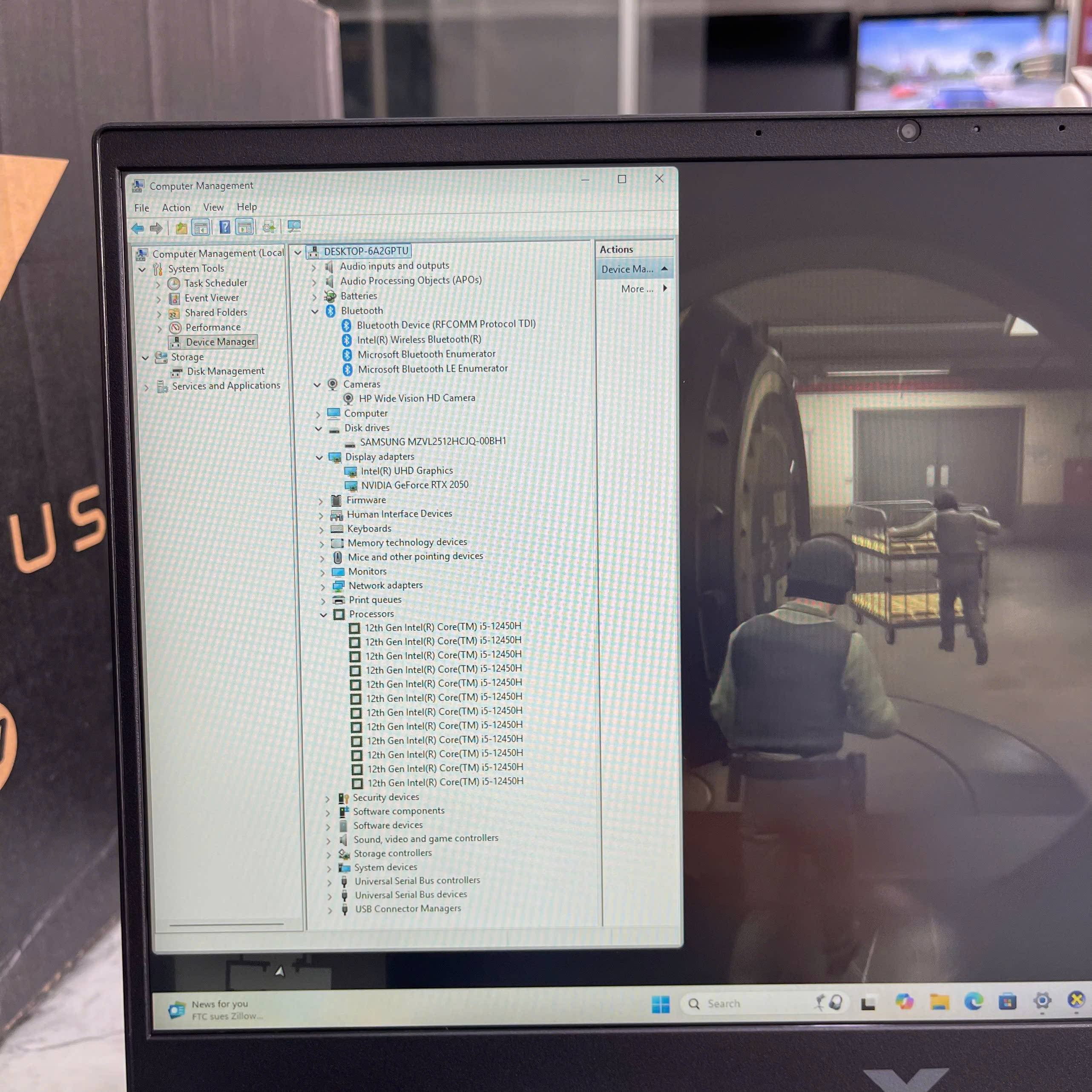  HP VICTUS 15 FA1139TX Máy LikeNew Core I5-12450H RAM 16GB SSD 512GB RTX™ 2050 4GB MÀN HÌNH : 15.6 Inch Fhd IPS 144 Hz 