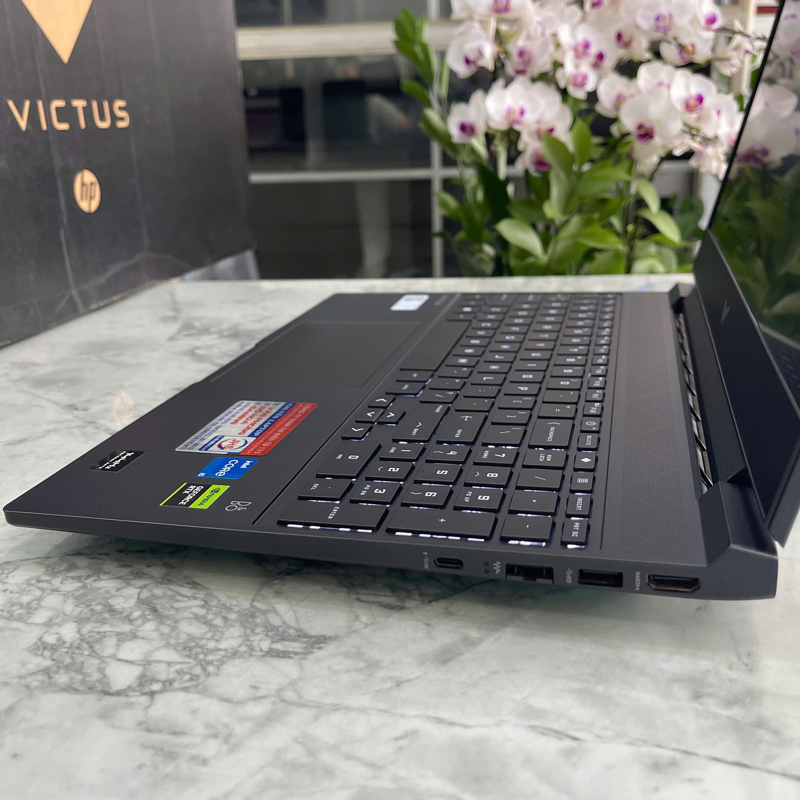 HP VICTUS 15 FA1139TX Máy LikeNew Core I5-12450H RAM 16GB SSD 512GB RTX™ 2050 4GB MÀN HÌNH : 15.6 Inch Fhd IPS 144 Hz 