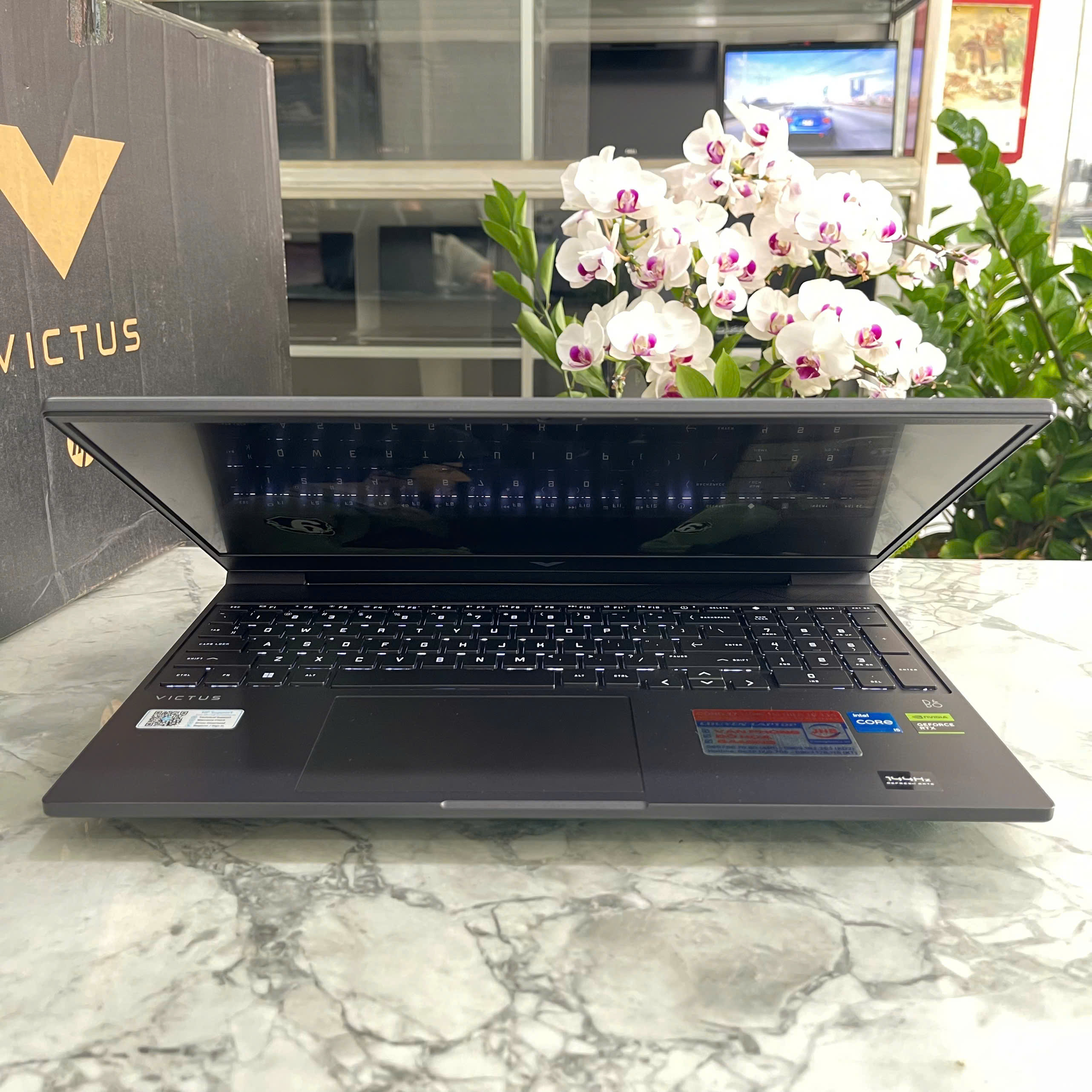  HP VICTUS 15 FA1139TX Máy LikeNew Core I5-12450H RAM 16GB SSD 512GB RTX™ 2050 4GB MÀN HÌNH : 15.6 Inch Fhd IPS 144 Hz 