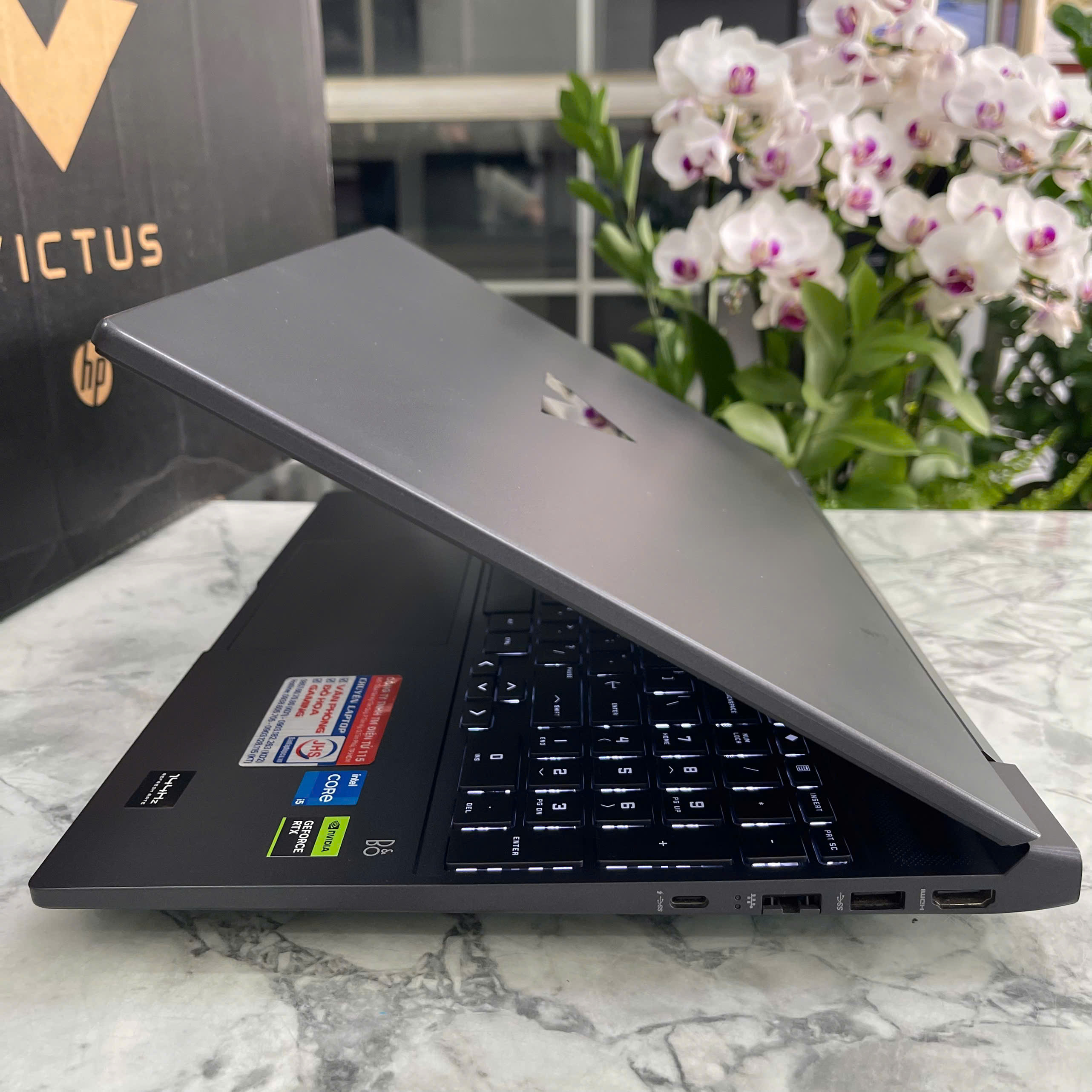  HP VICTUS 15 FA1139TX Máy LikeNew Core I5-12450H RAM 16GB SSD 512GB RTX™ 2050 4GB MÀN HÌNH : 15.6 Inch Fhd IPS 144 Hz 