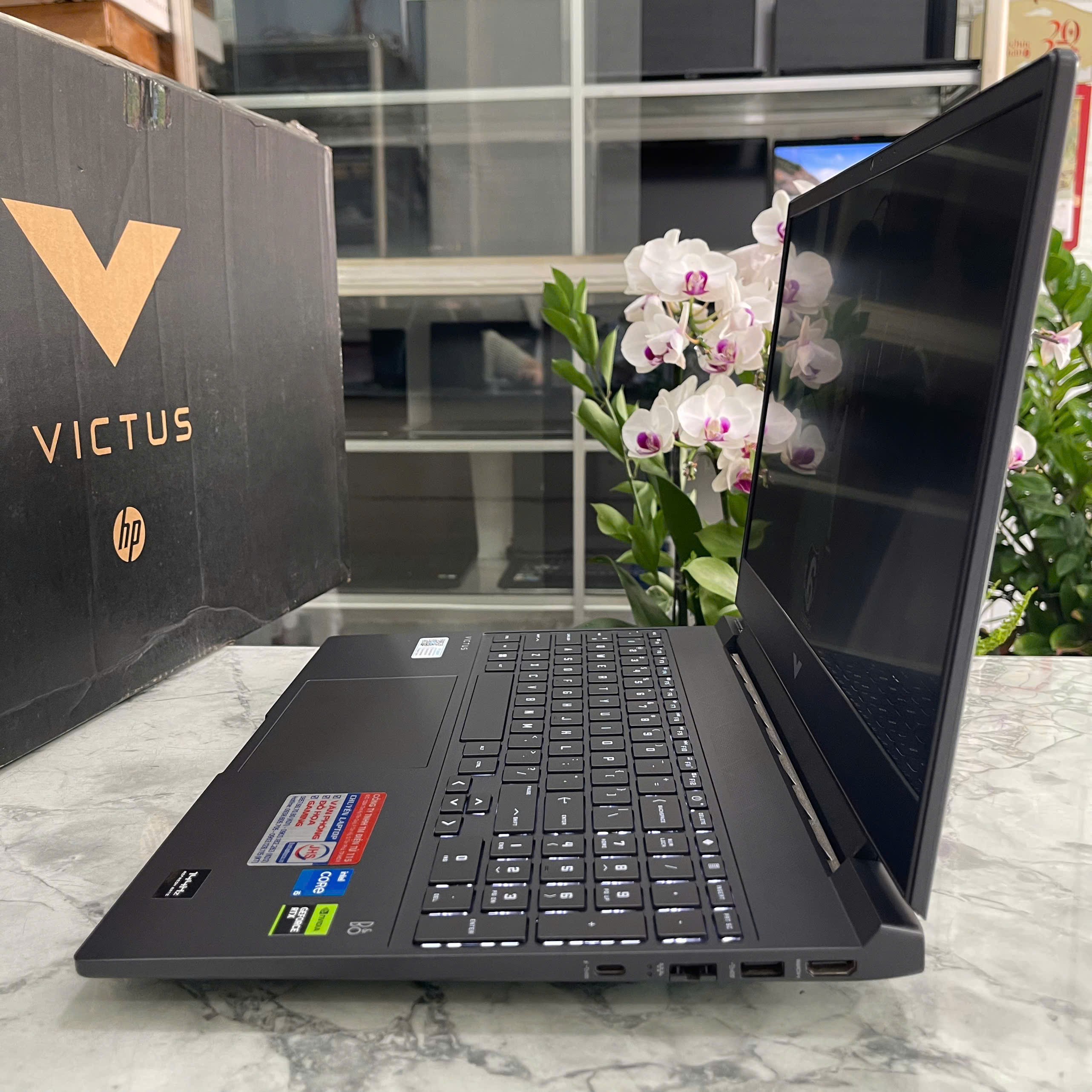  HP VICTUS 15 FA1139TX Máy LikeNew Core I5-12450H RAM 16GB SSD 512GB RTX™ 2050 4GB MÀN HÌNH : 15.6 Inch Fhd IPS 144 Hz 