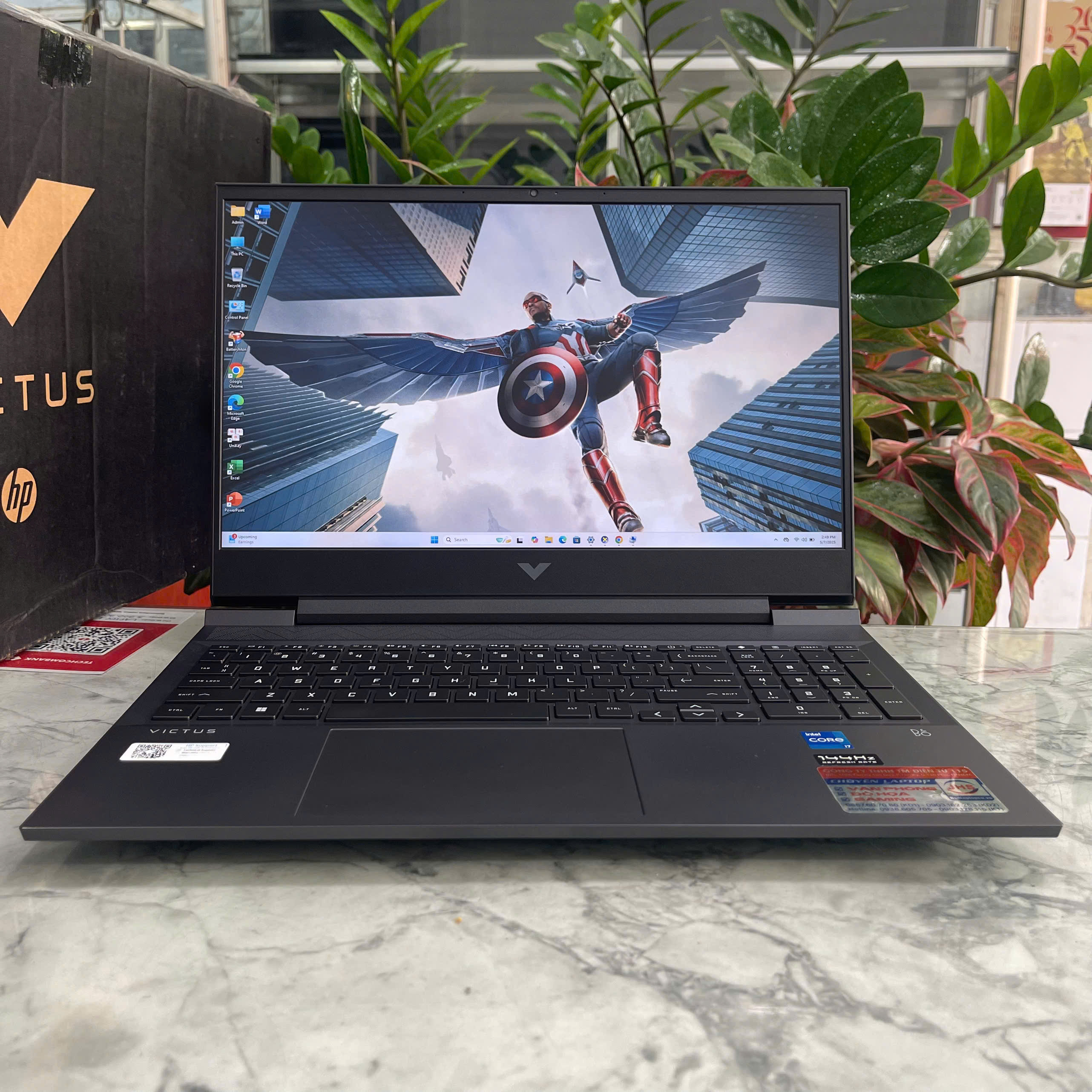 HP VICTUS 16-d0199TX Core I7-11800H Ram 32GB Ssd 512GB  Card RTX3050 Ti (4GB) Màn : 16.1'' Inch IPS 144Hz