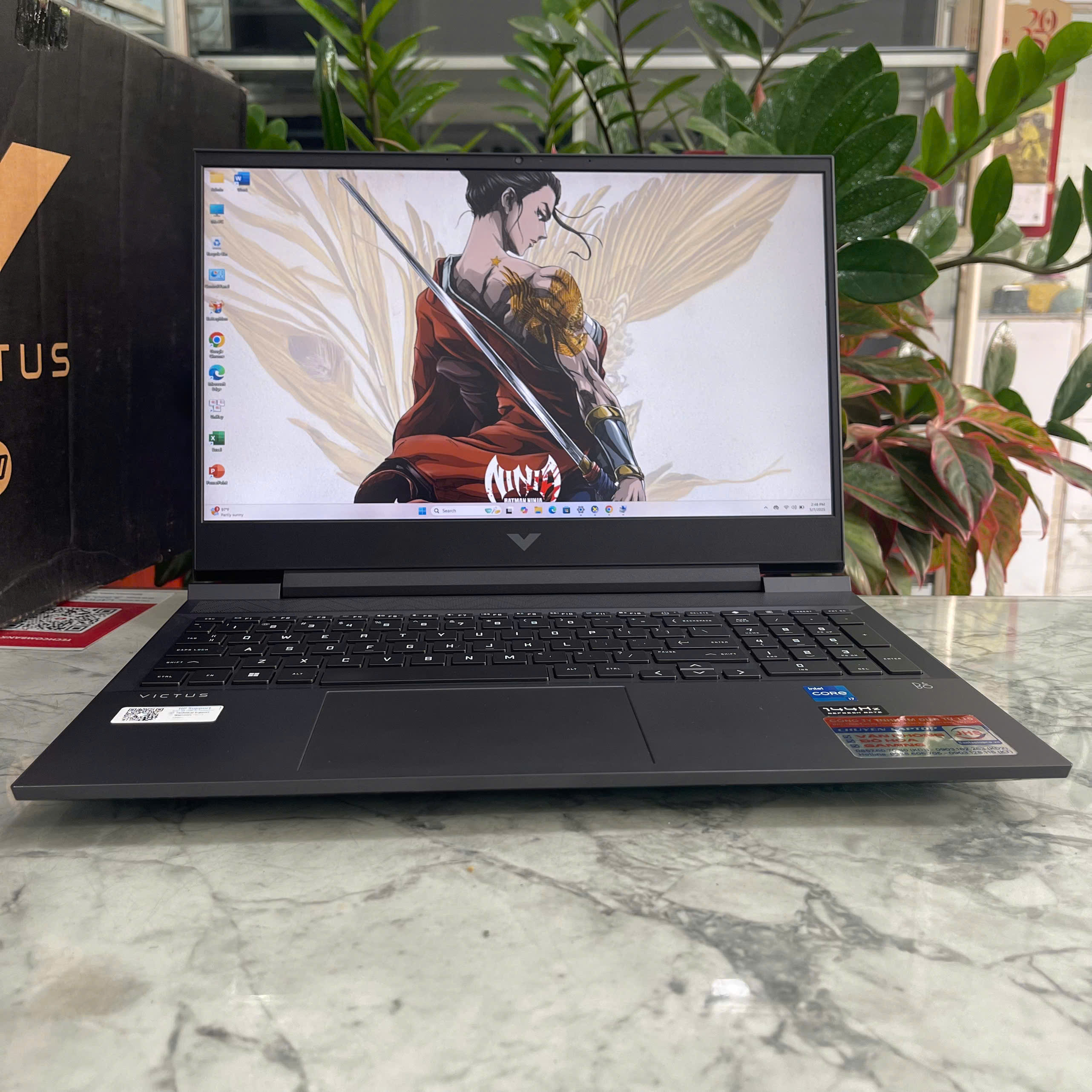 HP VICTUS 16-d0199TX Core I7-11800H Ram 32GB Ssd 512GB  Card RTX3050 Ti (4GB) Màn : 16.1'' Inch IPS 144Hz
