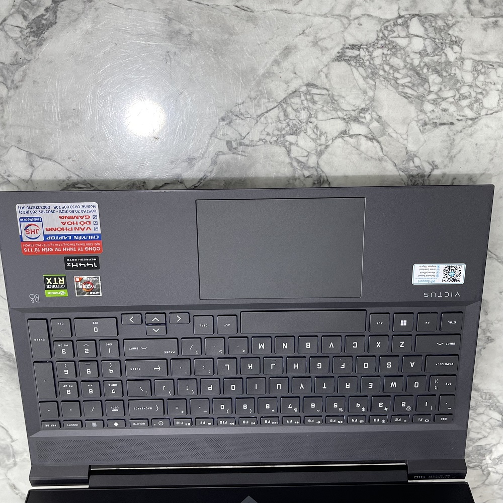  HP VICTUS 16-e0175AX Ryzen 5-5600H RAM 16GB  SSD 512GB  RTX 3050(4GB) MÀN HÌNH : 16.1'' INCH FHD 144Hz, IPS