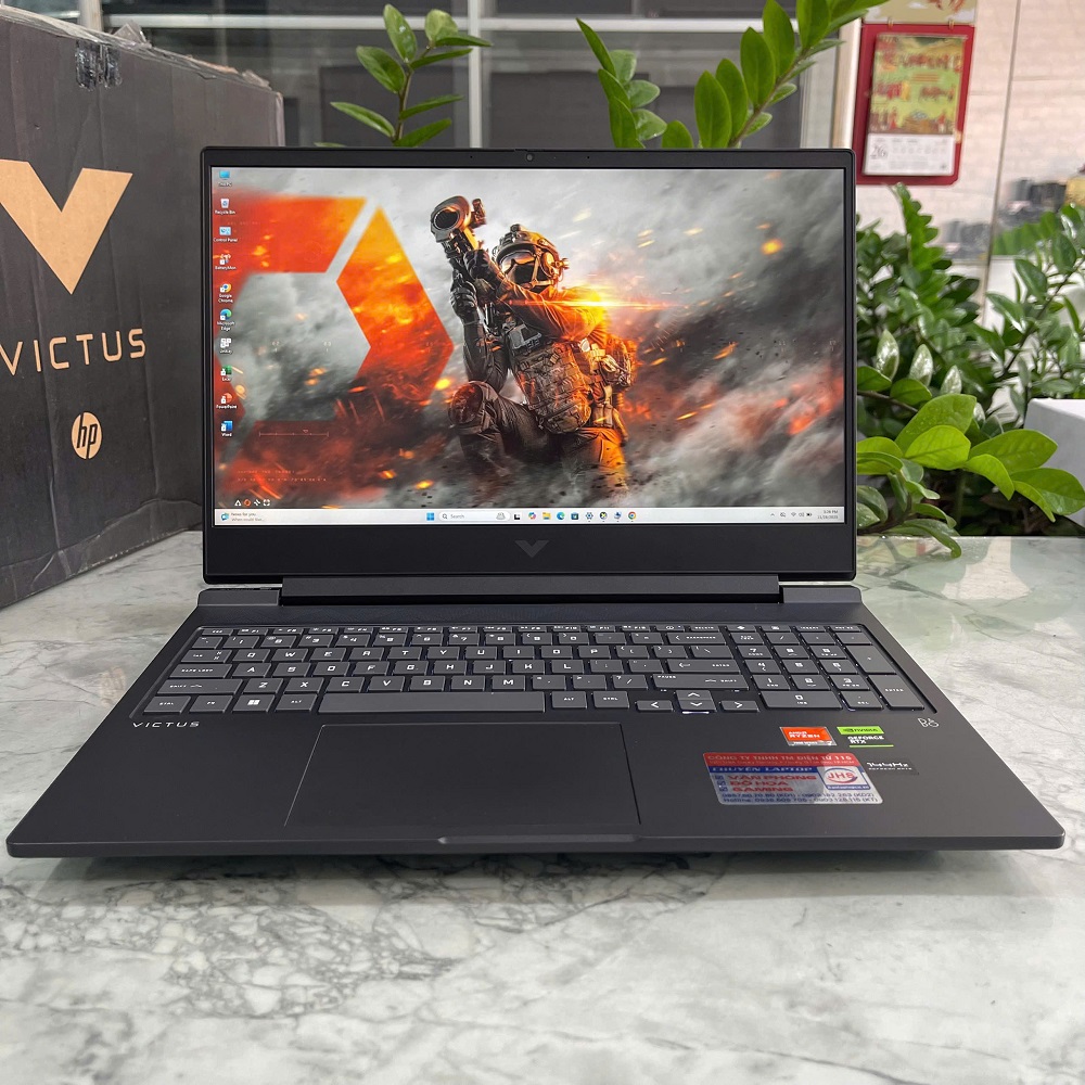 HP VICTUS 16-s0077AX Máy LikeNew Ryzen 7-7840HS RAM 16GB SSD 512GB RTX™ 3050 6GB MÀN HÌNH : 16.1 Inch FHD 144Hz 