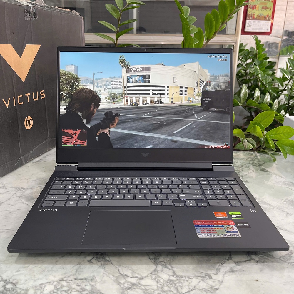HP VICTUS 16-s0077AX Máy LikeNew Ryzen 7-7840HS RAM 16GB SSD 512GB RTX™ 3050 6GB MÀN HÌNH : 16.1 Inch FHD 144Hz 