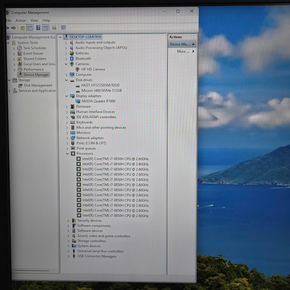 HP ZBook 15 G5 CORE I7-8850H RAM 16GB { MÁY TRẠM ĐỒ HỌA GIÁ RẺ } SSD 512GB VÀ 500GB HDD Quadro P1000 4GB MÀN HÌNH : 15.6 Inch FHD IPS