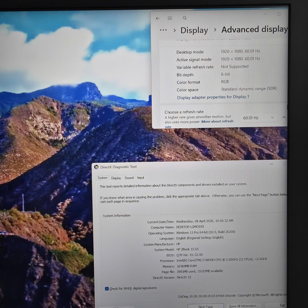 HP ZBook 15 G5 CORE I7-8850H RAM 16GB { MÁY TRẠM ĐỒ HỌA GIÁ RẺ } SSD 512GB VÀ 500GB HDD Quadro P1000 4GB MÀN HÌNH : 15.6 Inch FHD IPS
