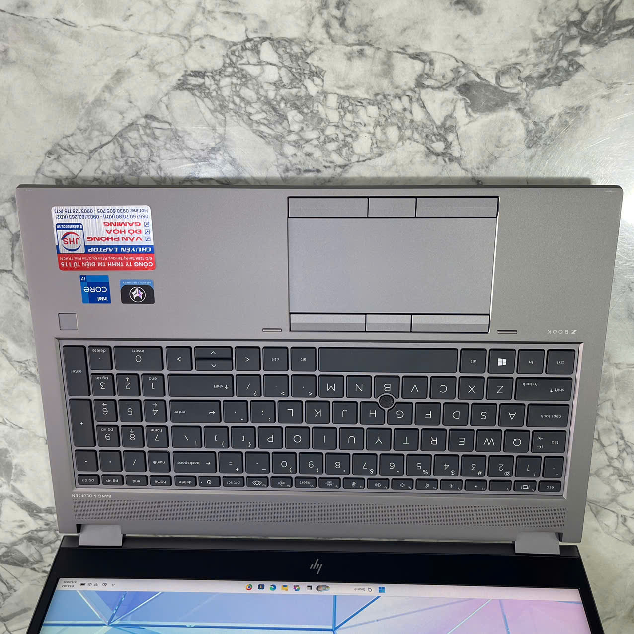 Hp Zbook Fury 15 G8 CORE I7-11850H RAM 32GB RTX A2000 SSD 512G MÀN HÌNH : 15.6 INCH FHD IPS