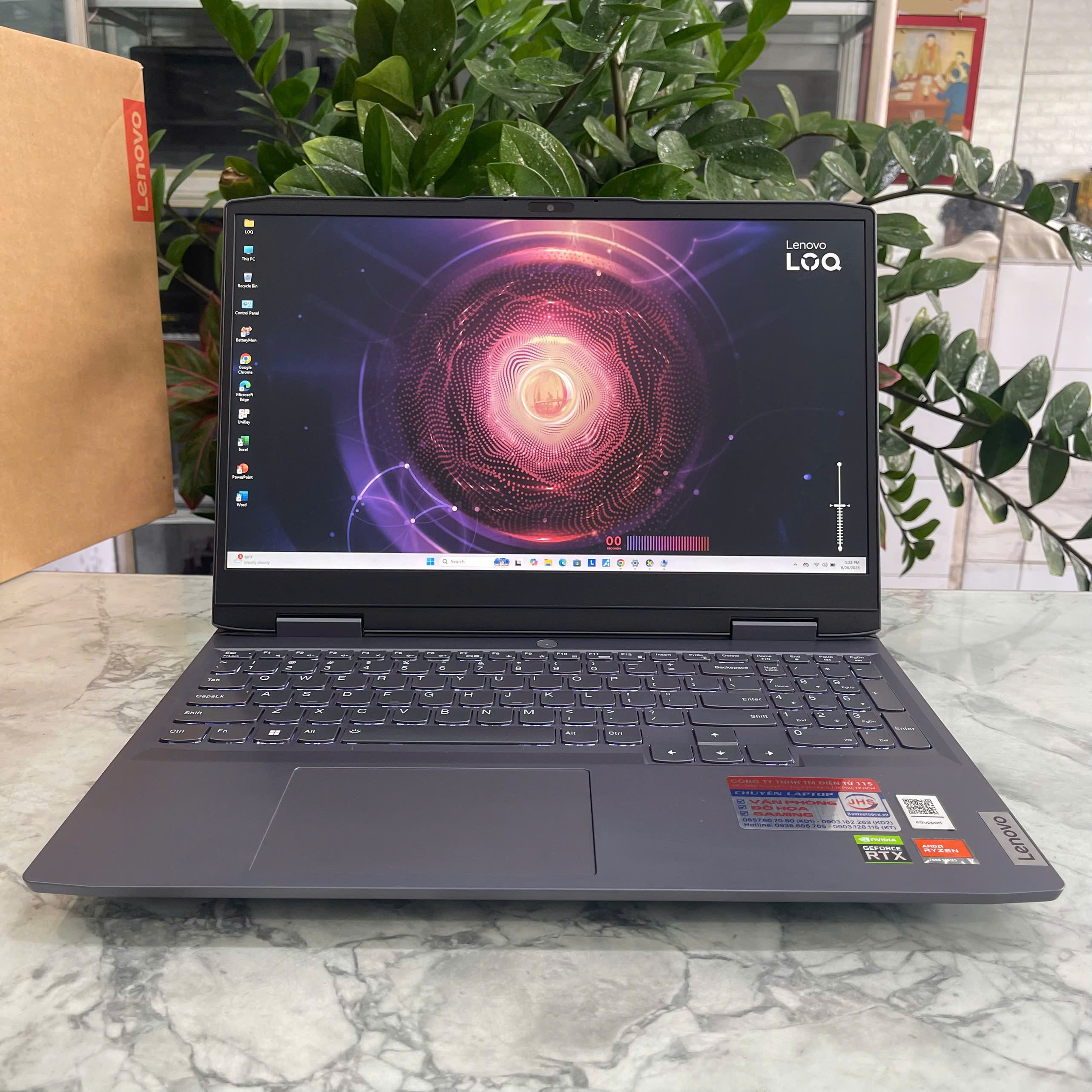  Lenovo 15APH8 (Máy LikeNew) Ryzen 7- 7840HS Ram 16GB Ssd 512GB RTX 4060 8GB Màn Hình 15.6 Inch IPS FHD 144Hz