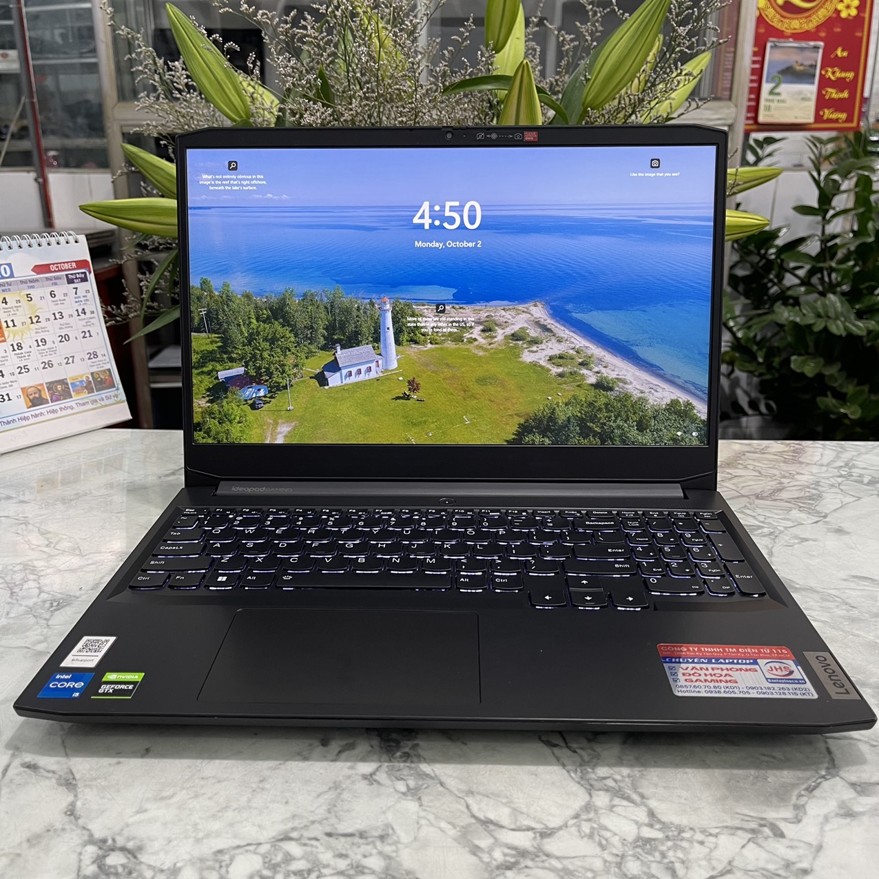 Lenovo Gaming 3-15IHU6  Core I5-11320H Ram 16gb Ssd 512gb VGA GTX 1650 Màn Hình 15.6 Fhd IPS