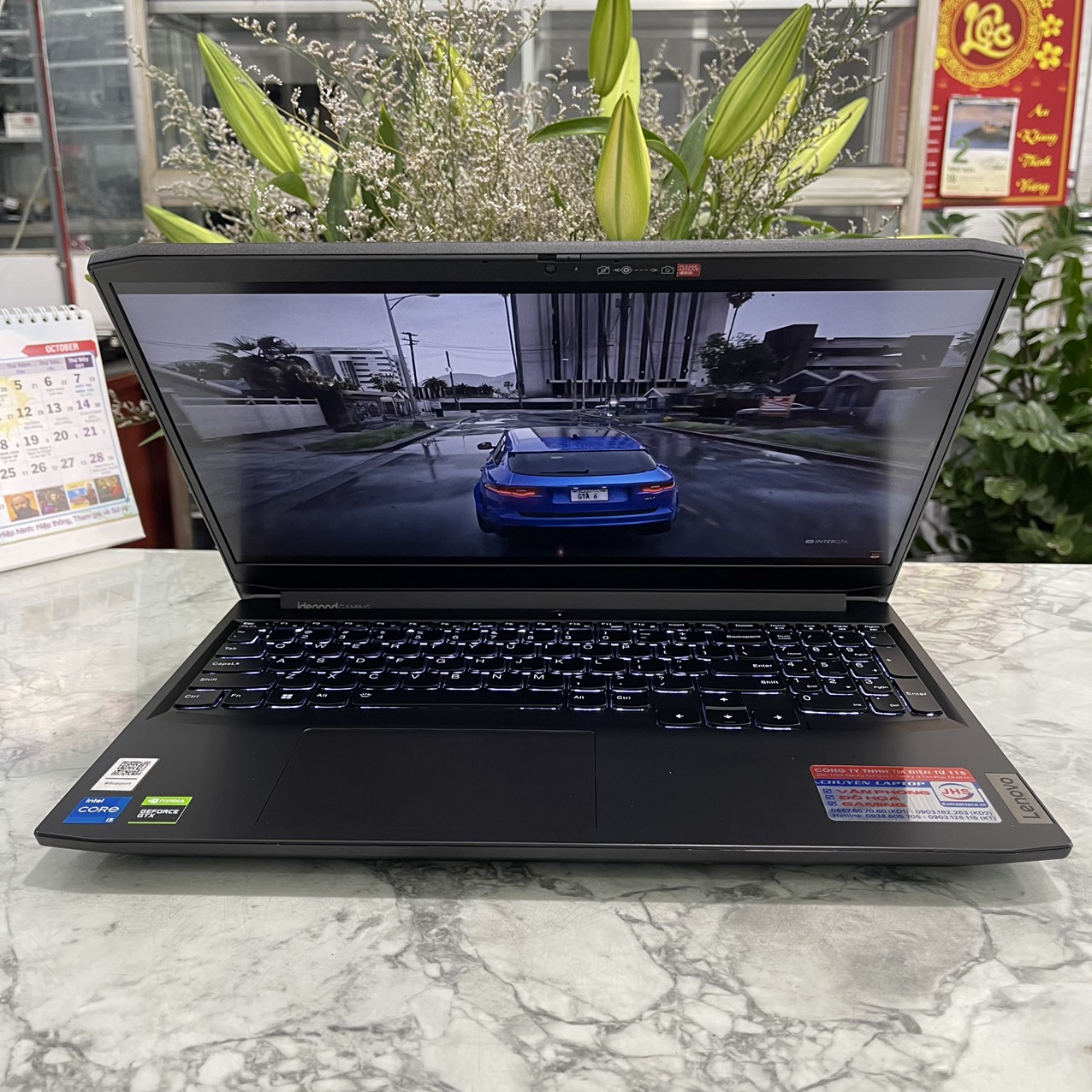 Lenovo Gaming 3-15IHU6  Core I5-11320H Ram 16gb Ssd 512gb VGA GTX 1650 Màn Hình 15.6 Fhd IPS