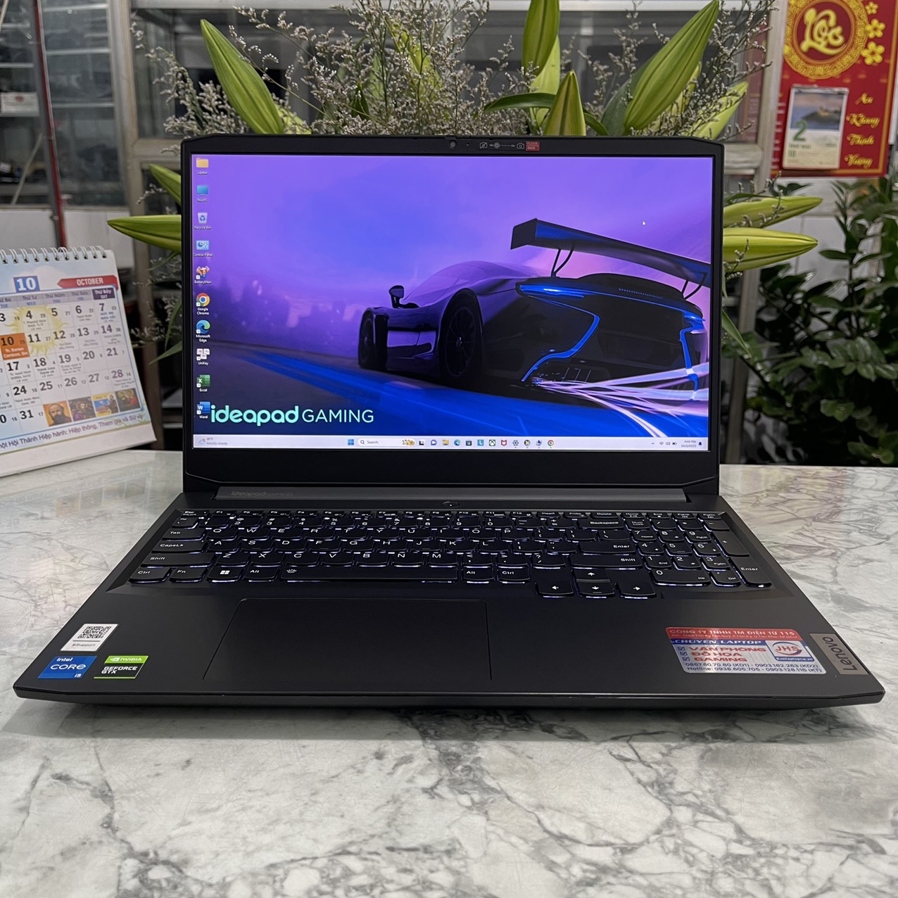 Lenovo Gaming 3-15IHU6  Core I5-11320H Ram 16gb Ssd 512gb VGA GTX 1650 Màn Hình 15.6 Fhd IPS
