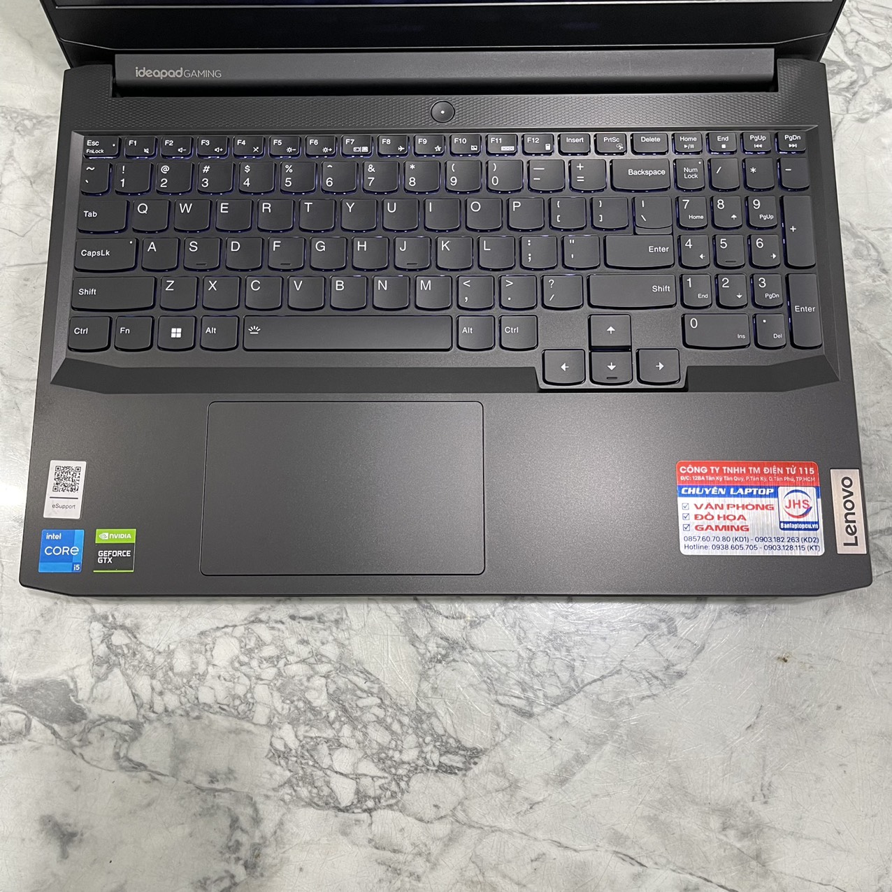 Lenovo Gaming 3-15IHU6  Core I5-11320H Ram 16gb Ssd 512gb VGA GTX 1650 Màn Hình 15.6 Fhd IPS