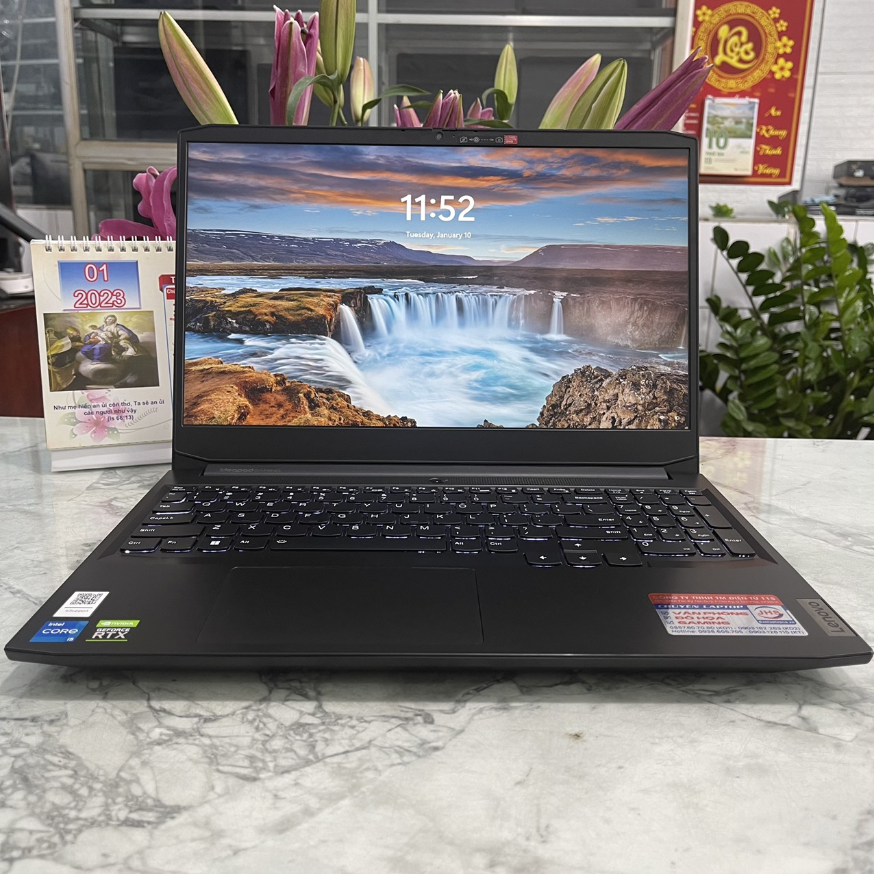 Lenovo Gaming 3-15IHU6 Máy Like New Core I5-11320H Ram 16gb Ssd 512gb VGA RTX3050 Màn Hình 15.6 Fhd IPS