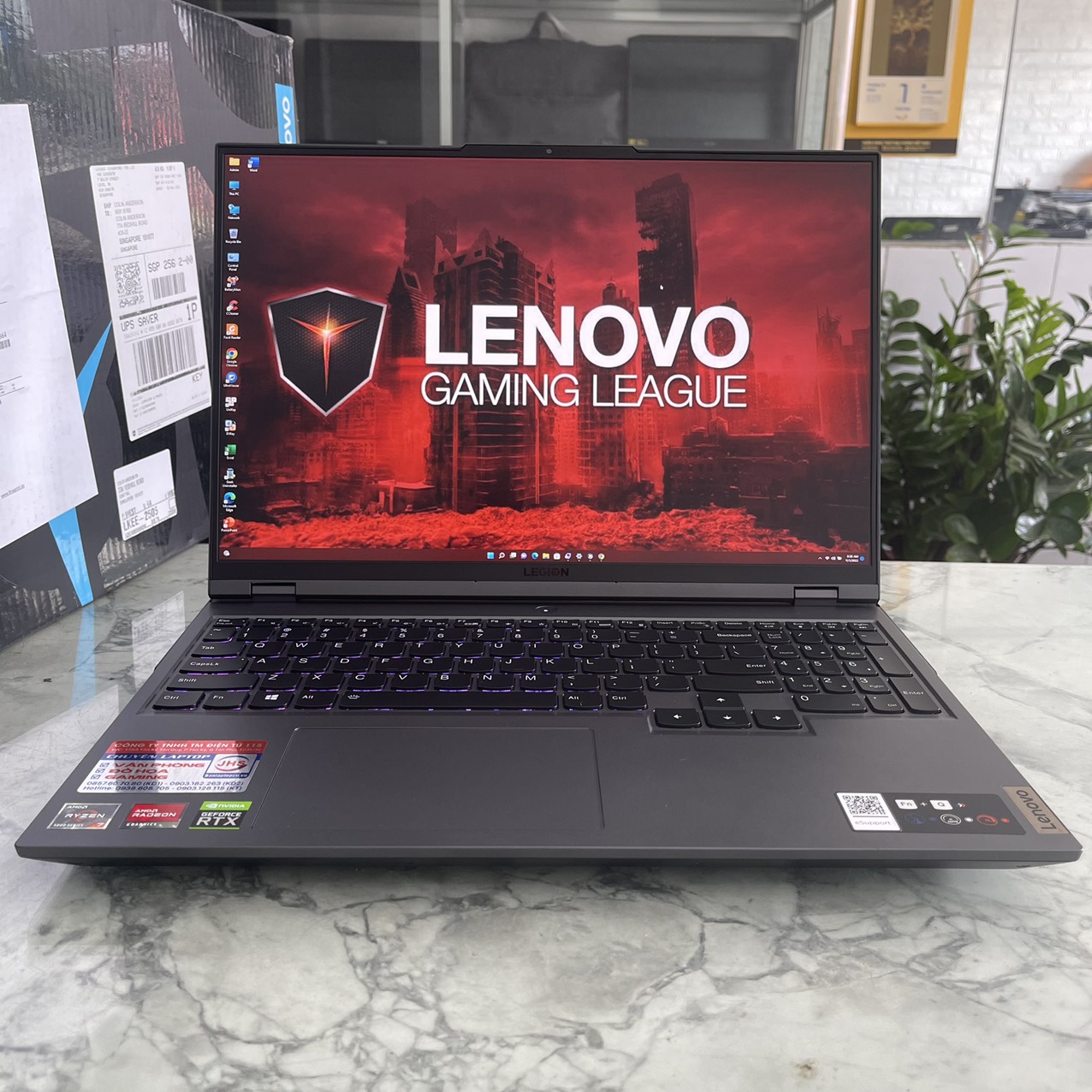 Lenovo Gaming Legion 5 Pro -16ACH6H Máy LikeNew  Ryzen 7-5800H Ram16gb Ssd 1.000gb Card RTX3060 Màn Hình 15.6" WQXGA 2K IPS 165Hz